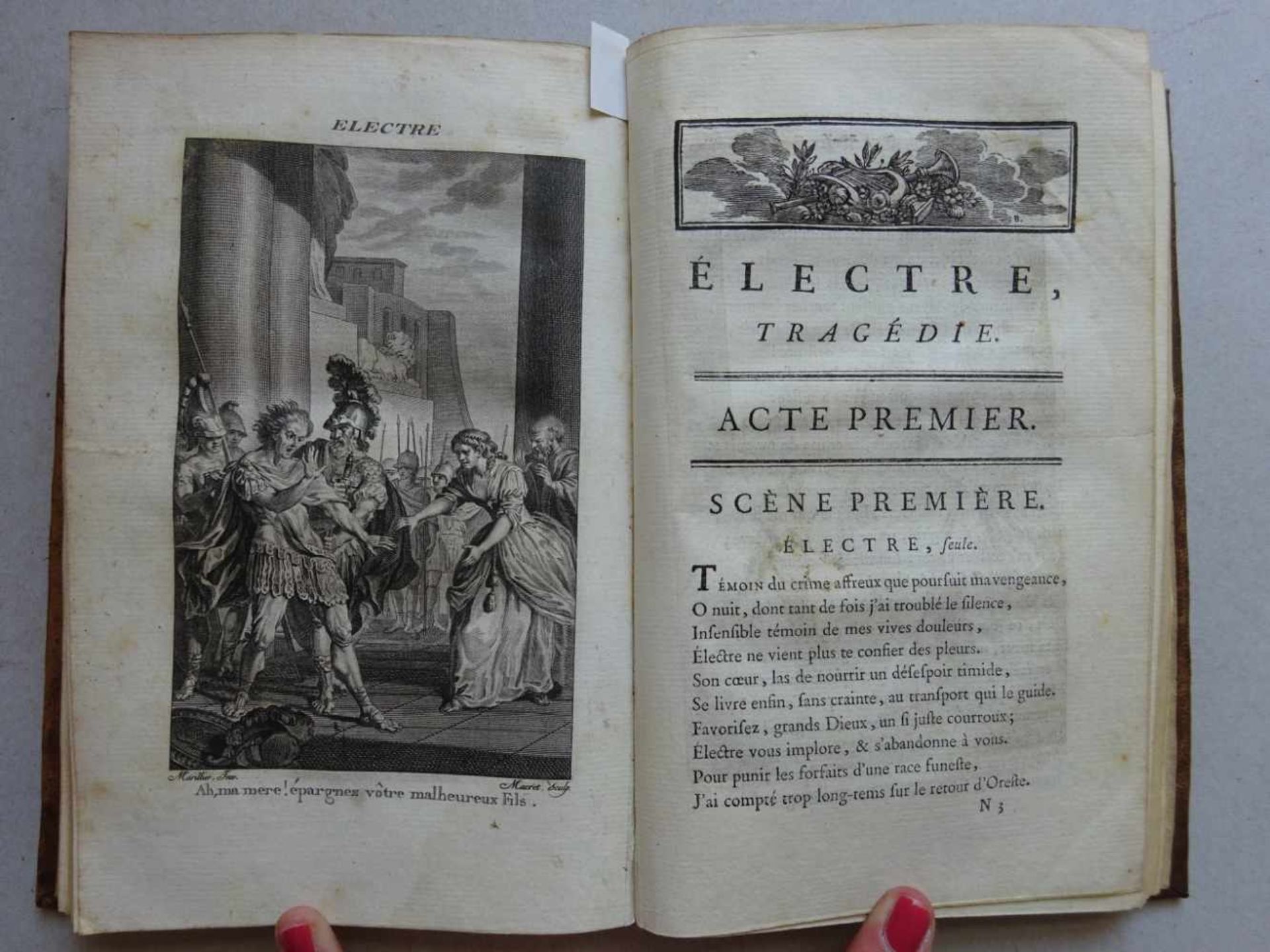 Crebillon, P.-J.Oeuveres complettes. Nouvelle édition. 3 Bde. Paris, Les Libraires Associés, 1785. - Bild 2 aus 4