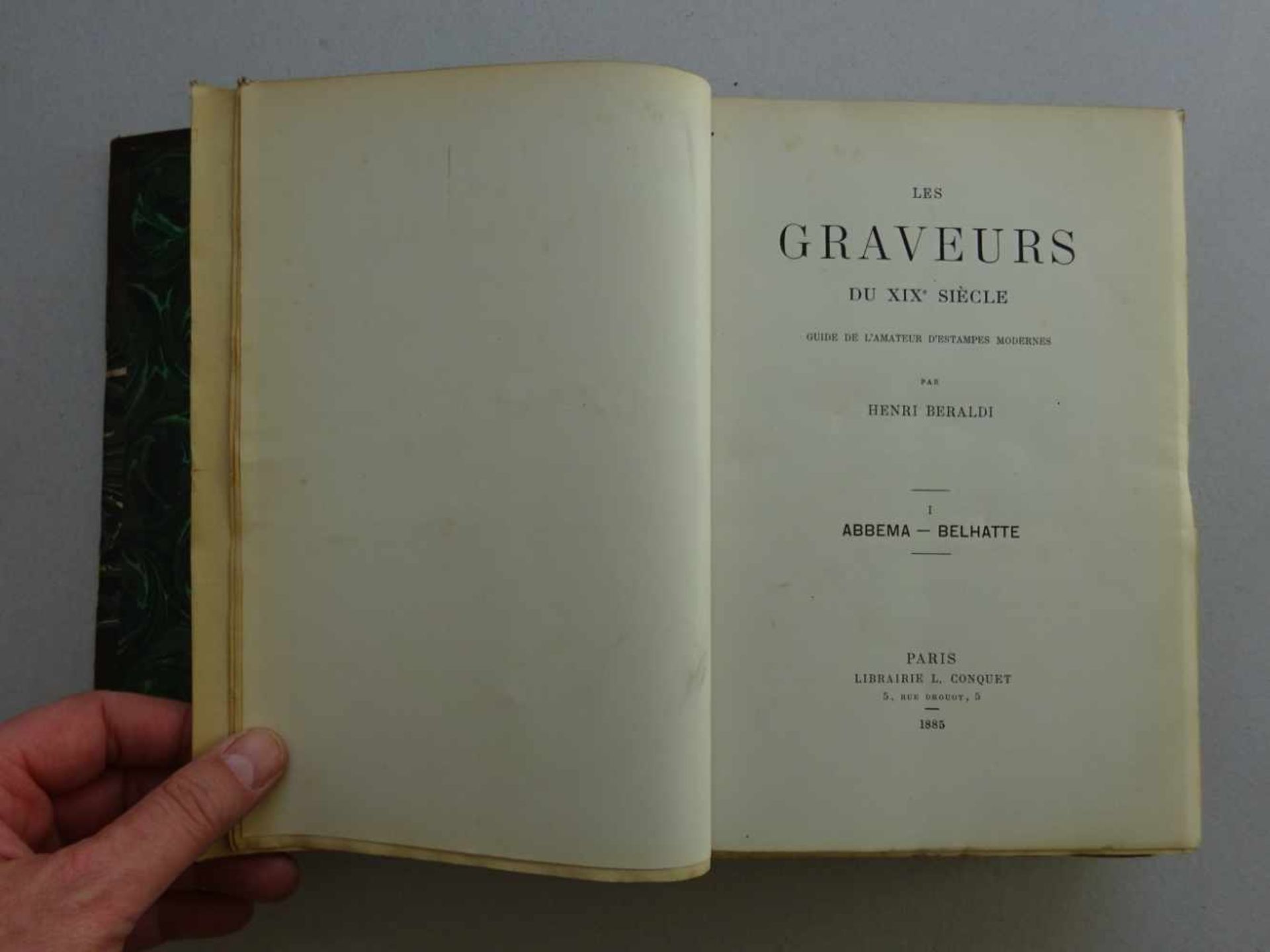 Bibliographie.- Beraldi, H.Les graveurs du XIXe siècle guide de l'amateur d'estampes modernes. - Bild 2 aus 4