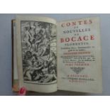 Boccaccio, G.Contes et nouvelles de Bocace Florentin. 3. Aufl. Köln, J. Gaillard, 1732. 5 Bll.,