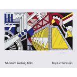 Lichtenstein, Roy(Manhattan 1923 - 1997). Study for Preparedness. Farbige Offsetlithographie.