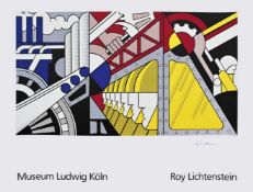Lichtenstein, Roy(Manhattan 1923 - 1997). Study for Preparedness. Farbige Offsetlithographie.