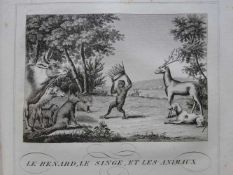 Fabeln.- La Fontaine, J. de.Fables. Edition taille douce. 2 Bde. Paris, Lecointe u. Pougin, 1834.