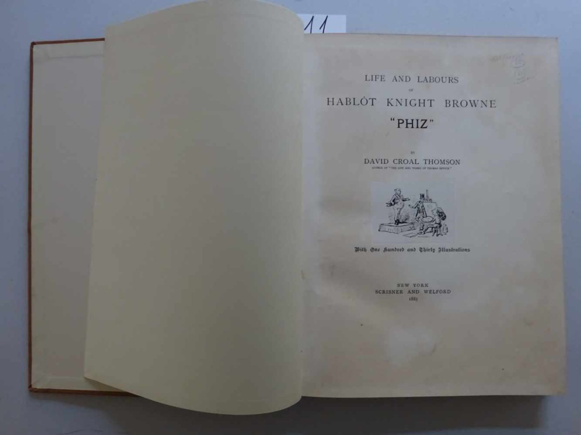 Bibliographie.- Thomson, D.C.Life and labours of Hablôt Knight Browne 'Phiz'. New York, Scribner - Bild 4 aus 5