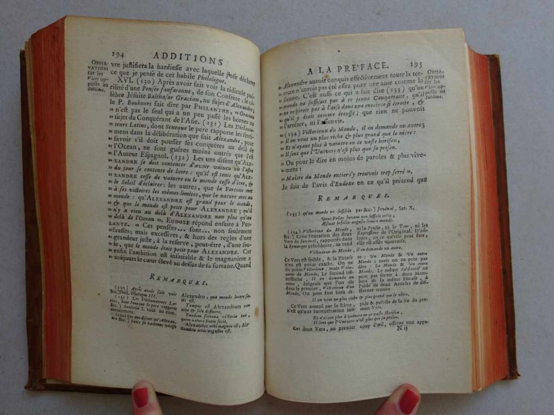 Boileau-Despréaux, N.Oeuvres. Nouvelle édition. 5 Bde. Paris, David u. Durand, 1747. Mit 1 - Bild 3 aus 3