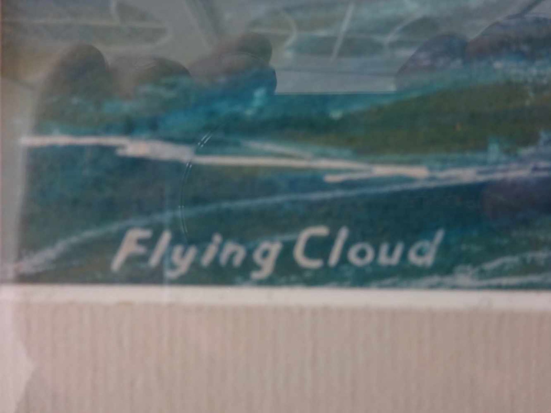 Marine.- Beling, H.Flying Cloud. Aquarell und Deckweiß. 1946. Signiert, datiert u. bezeichnet. 33 - Image 3 of 4