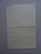 Brod, Max.Eigenhändiger Brief an den Philosophen und Schriftsteller Felix Weltsch. '19.I.' 1951 (