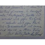 Brod, Max.Eigenhändiger Brief mit Unterschrift an einen Verlag. Datiert '31. Mai 1946'. 2 Seiten auf