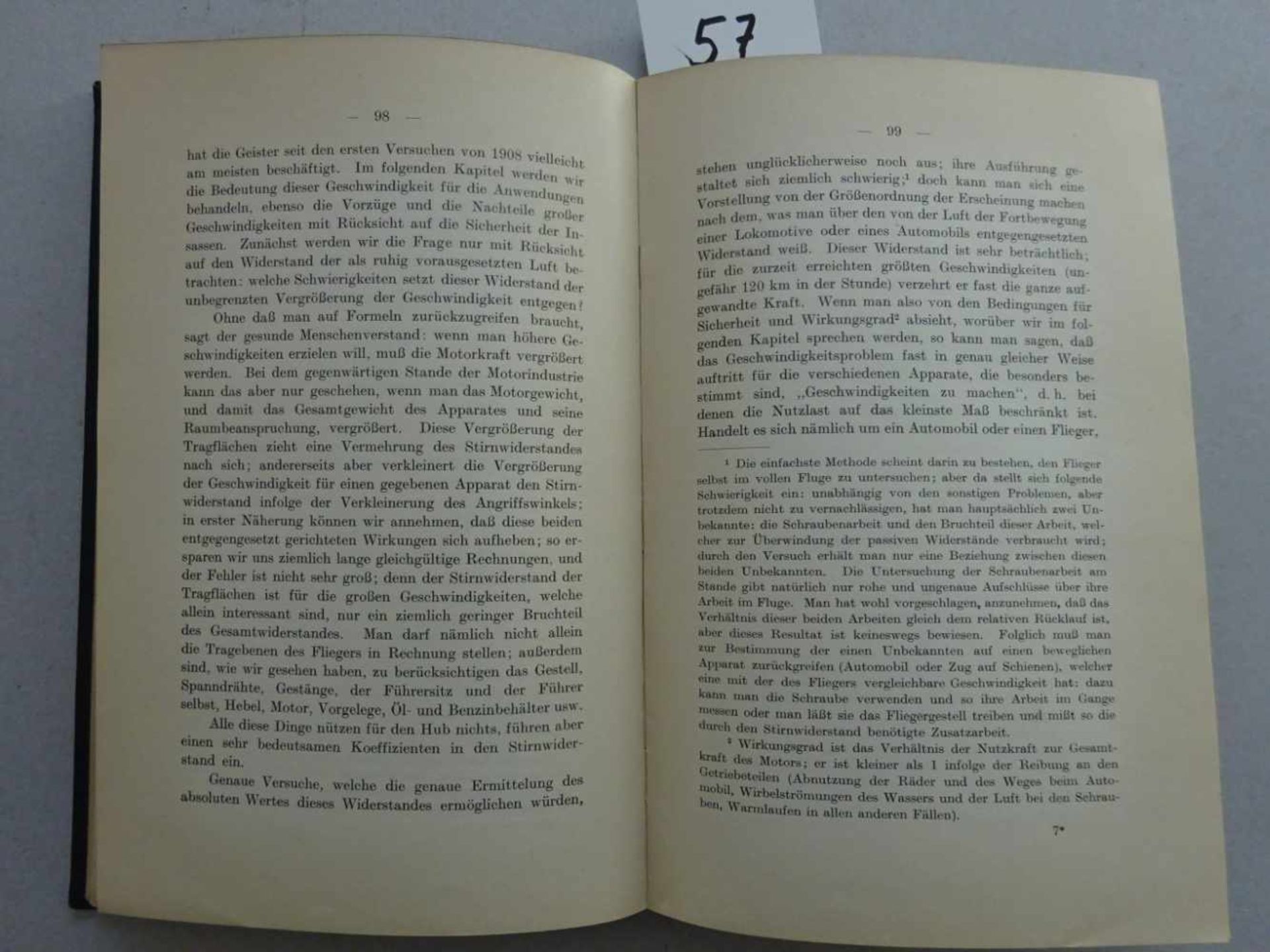 Painlevé, P. und Borel, E.Theorie und Praxis der Flugtechnik. Übersetzt nebst einem Anhang von A. - Bild 3 aus 3