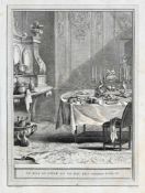 Fabeln.- La Fontaine, J. de.Fables choisies. 4 Bde. Paris, Desaint & Saillant u. Durand, 1755-59.