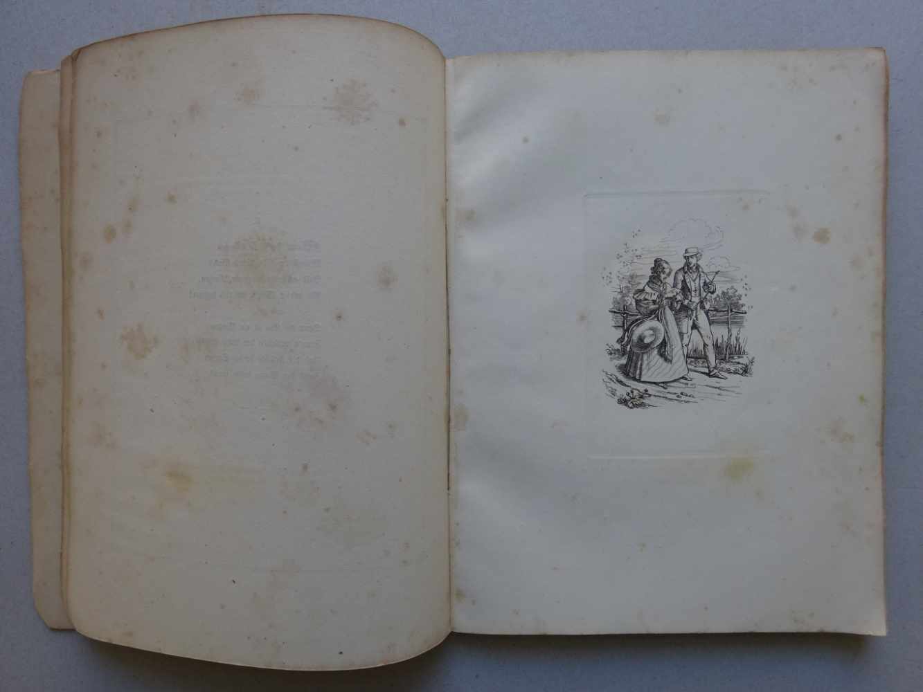 Schwind, M.v.Almanach der Radierungen. Mit erläuterndem Text in Versen von Ernst, Freiherr von - Image 2 of 6