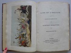 Heath, W.The life of a soldier; A narrative and descriptive poem. London, Sams, 1823. 4 Bll., 150 S.
