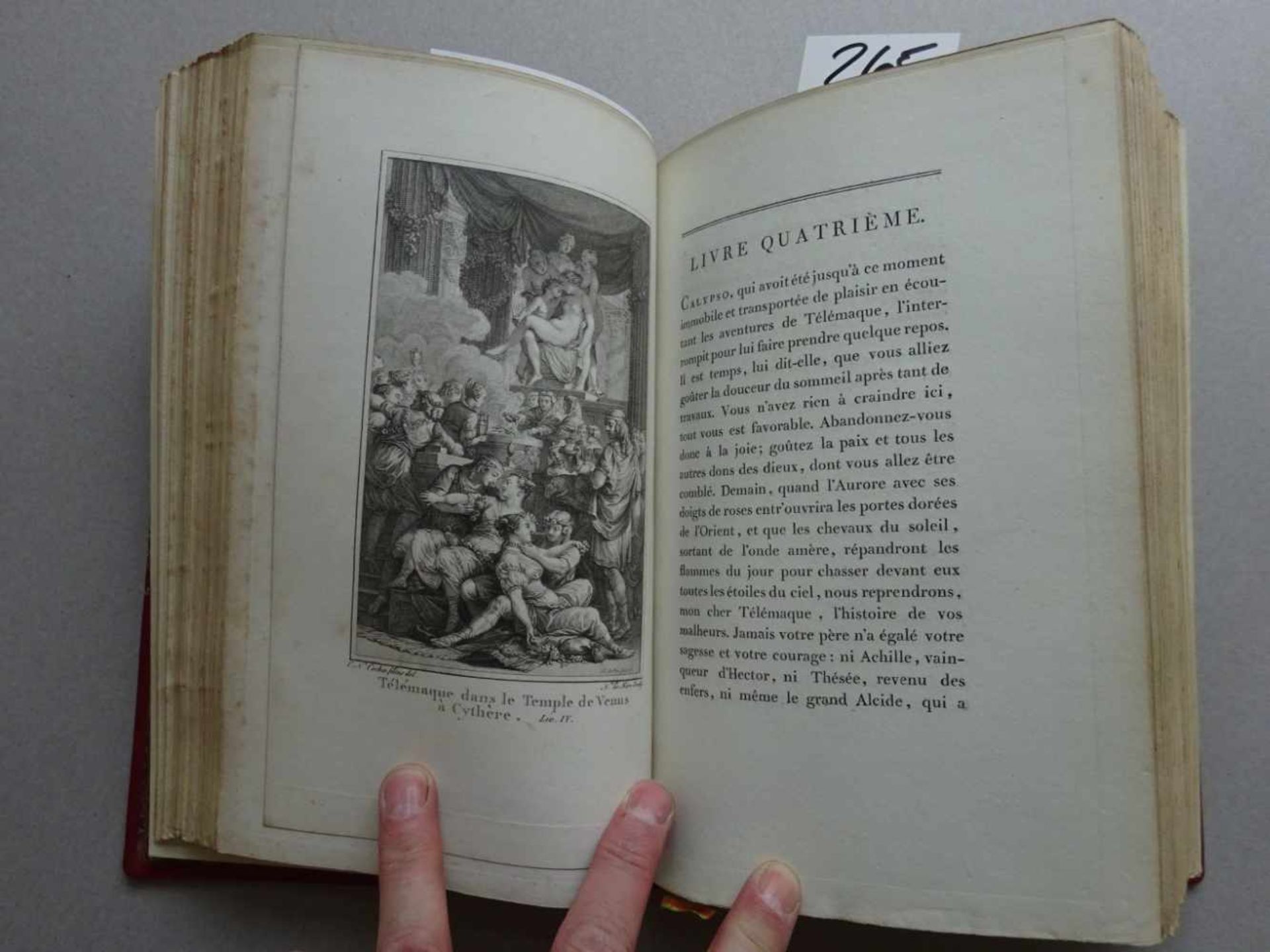 Fénélon, (F. de Salignac de la Mothe).Les aventures de Télémaque, fils d'Ulysse. 2 Bde. Paris, - Bild 6 aus 10