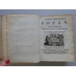 Rotgans, L.Poezy, van verscheide mengelstoffen. Leeuwarden, Halma, 1715. 680 S. Mit gestoch.