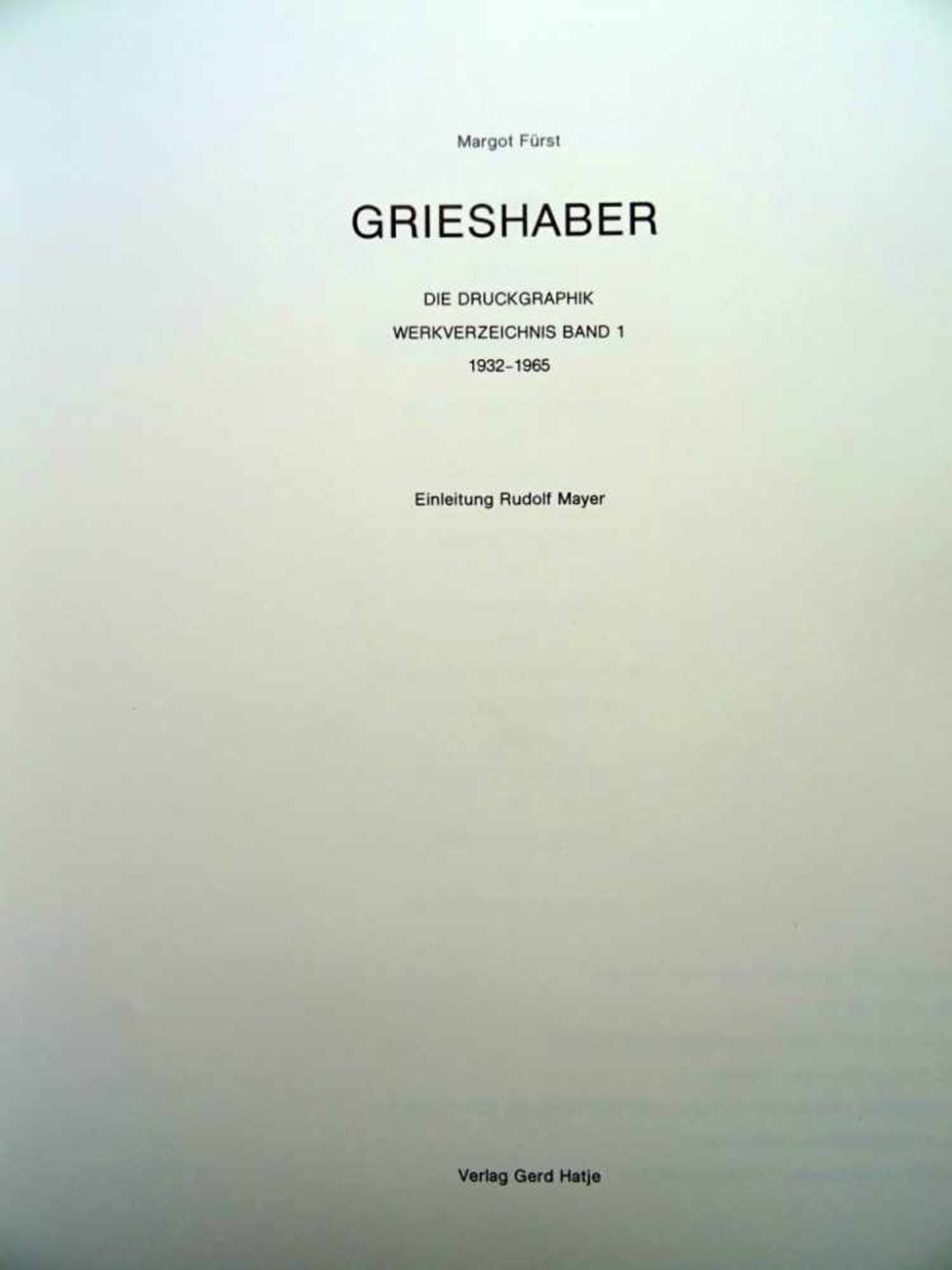 Grieshaber.- Fürst, M. - Bild 2 aus 4