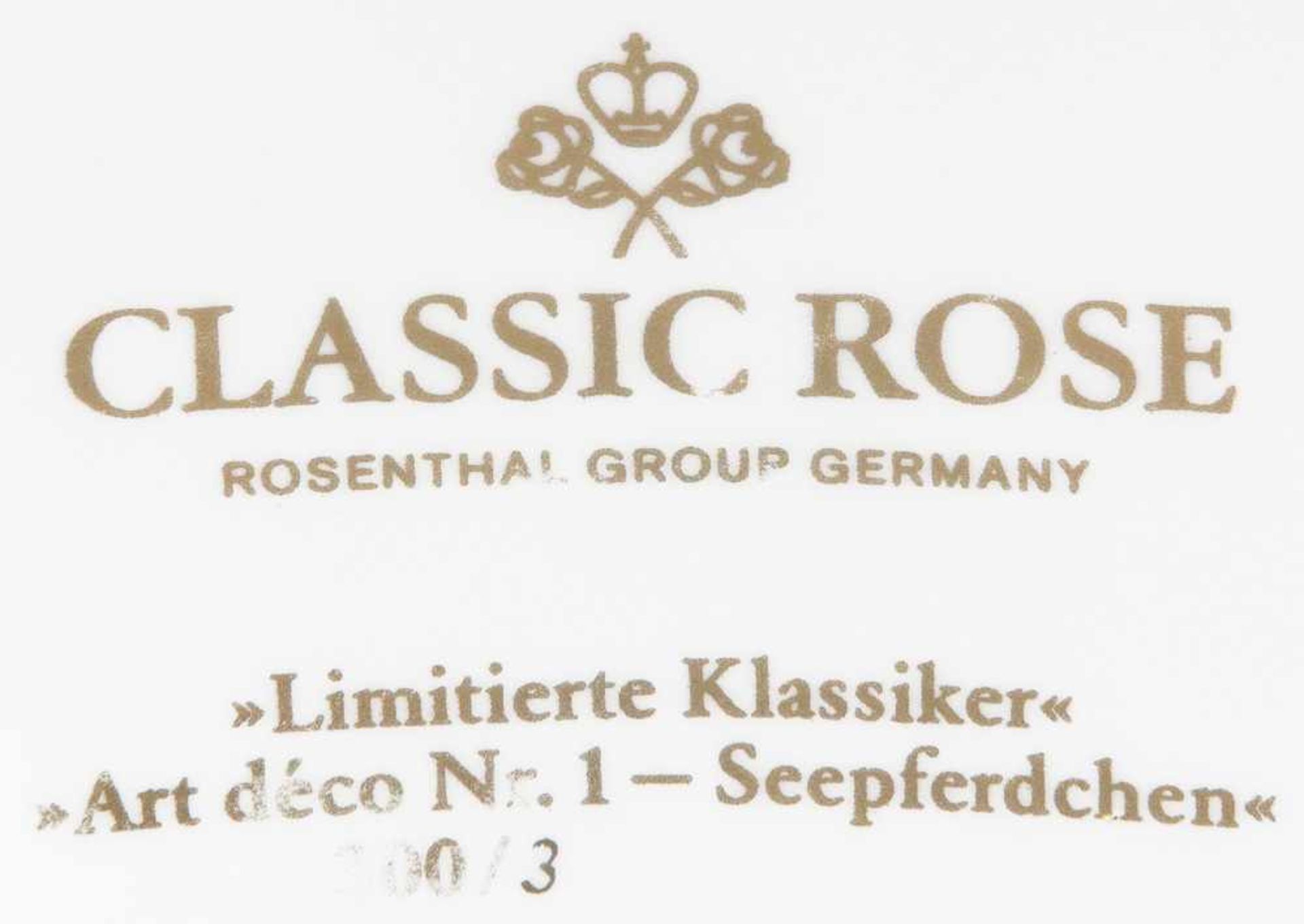 Seepferdchen, auf losem Sockel. Rosenthal 1983-91. Limitierte Klassiker 300/3, Modellnummer 941, - Bild 2 aus 6