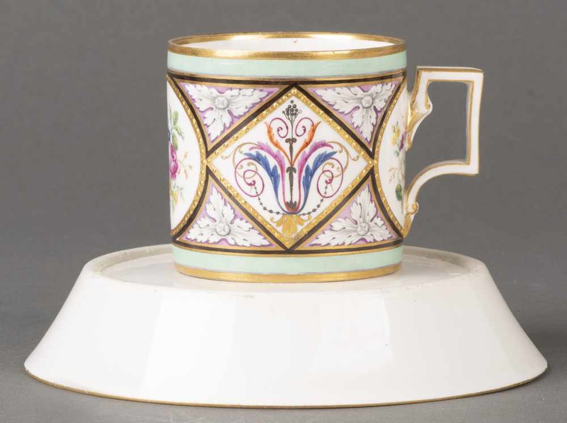Tasse mit Unterschale Antique Glatt - Bild 2 aus 2