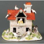 Miniatur-Taubenhaus für die Brühl'sche Desserttafel in Schloss Pförten