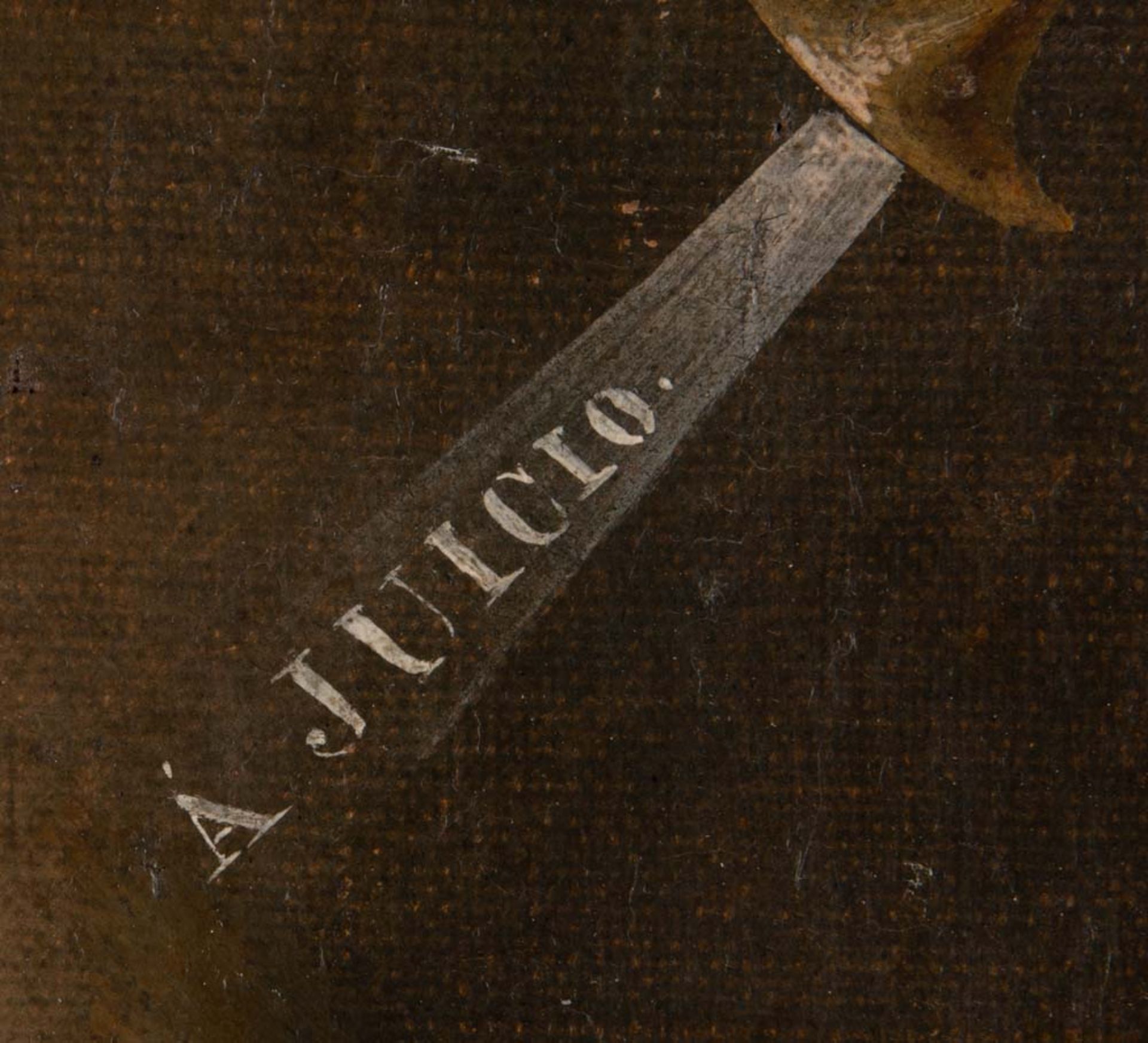 Maler des 18. Jhs. Hl. Hieronymus. Öl/Lw., auf Karton aufgezogen, gerahmt, 43,5 x 51 cm. - Bild 2 aus 2