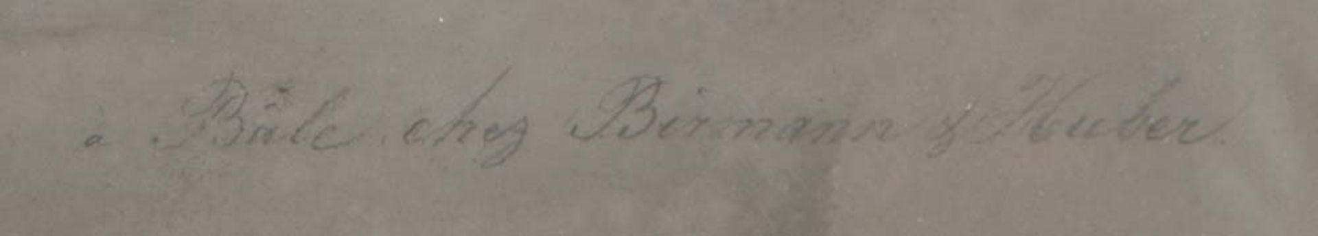 Peter Birmann (1758-1844). Chutes du Reichenbach. Aquatinta, re./u./sign., mittig bez., hi./Gl./ - Bild 2 aus 2