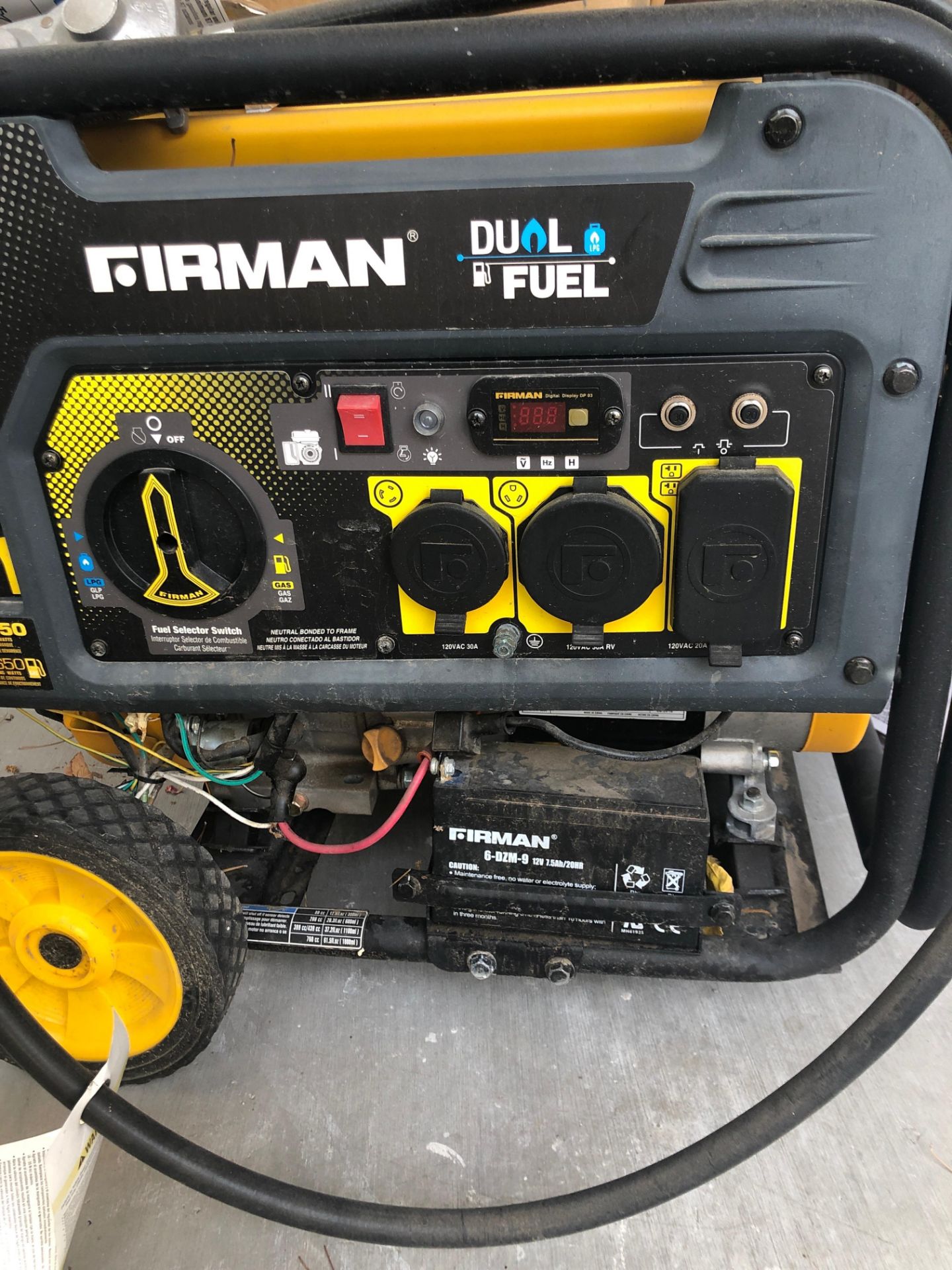 Fireman Dual Fuel Generator Unit