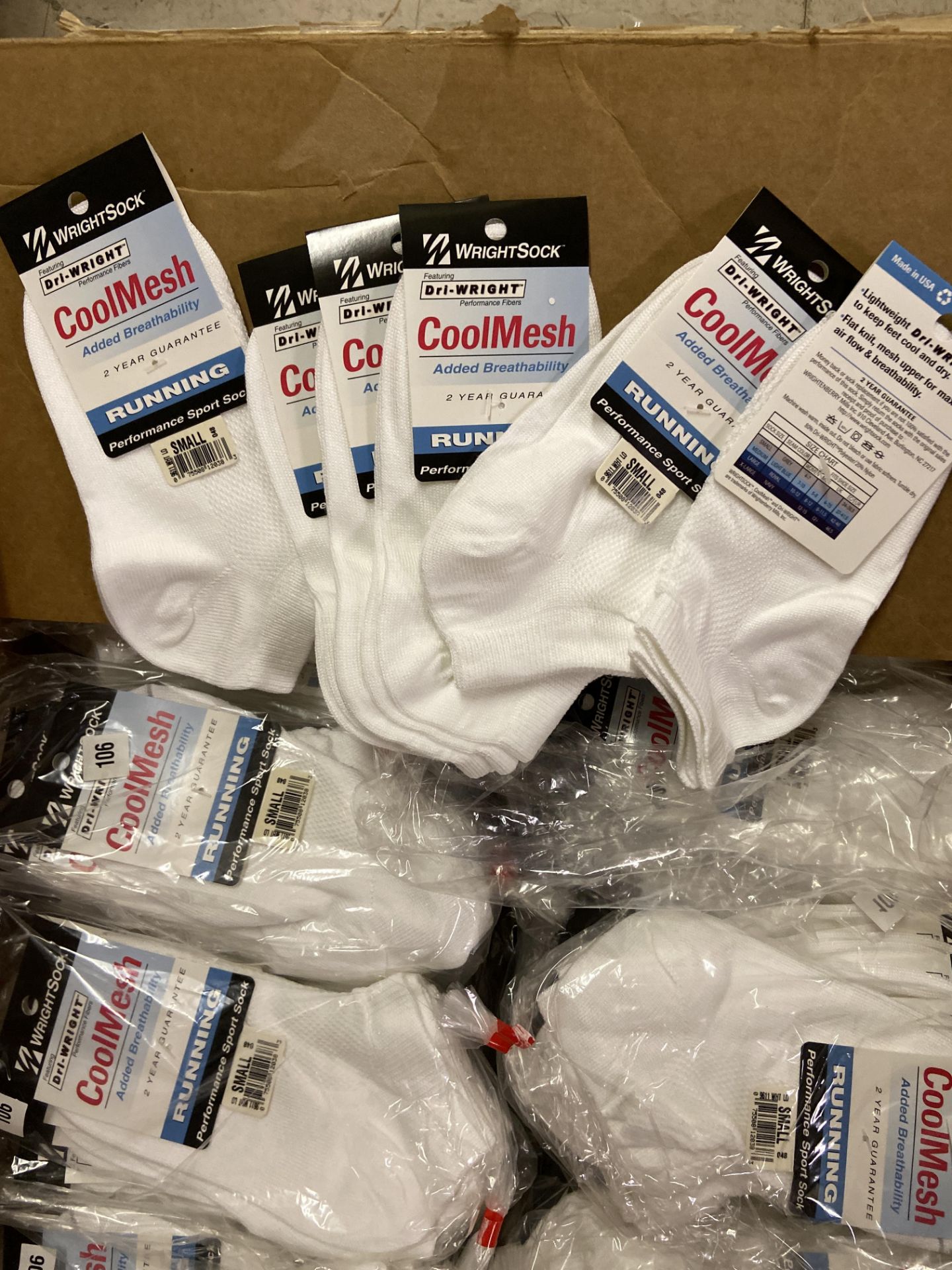 500+ packs of New Socks, Wrightsocks Various Styles, Various Colors - Image 5 of 5