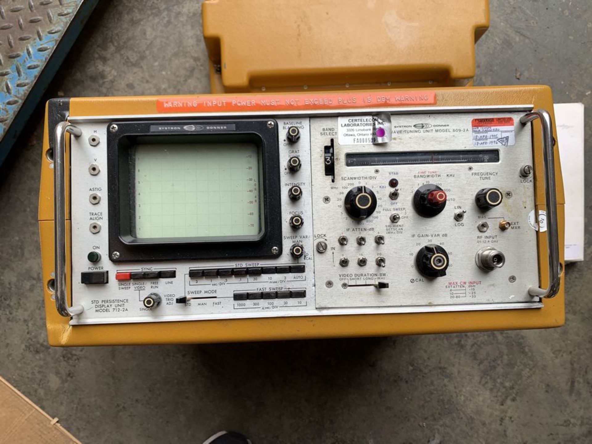 Systron Donner Microwave Tuning Unit Model 809-2A, Ship from or pick up in Los Angeles - Image 3 of 8