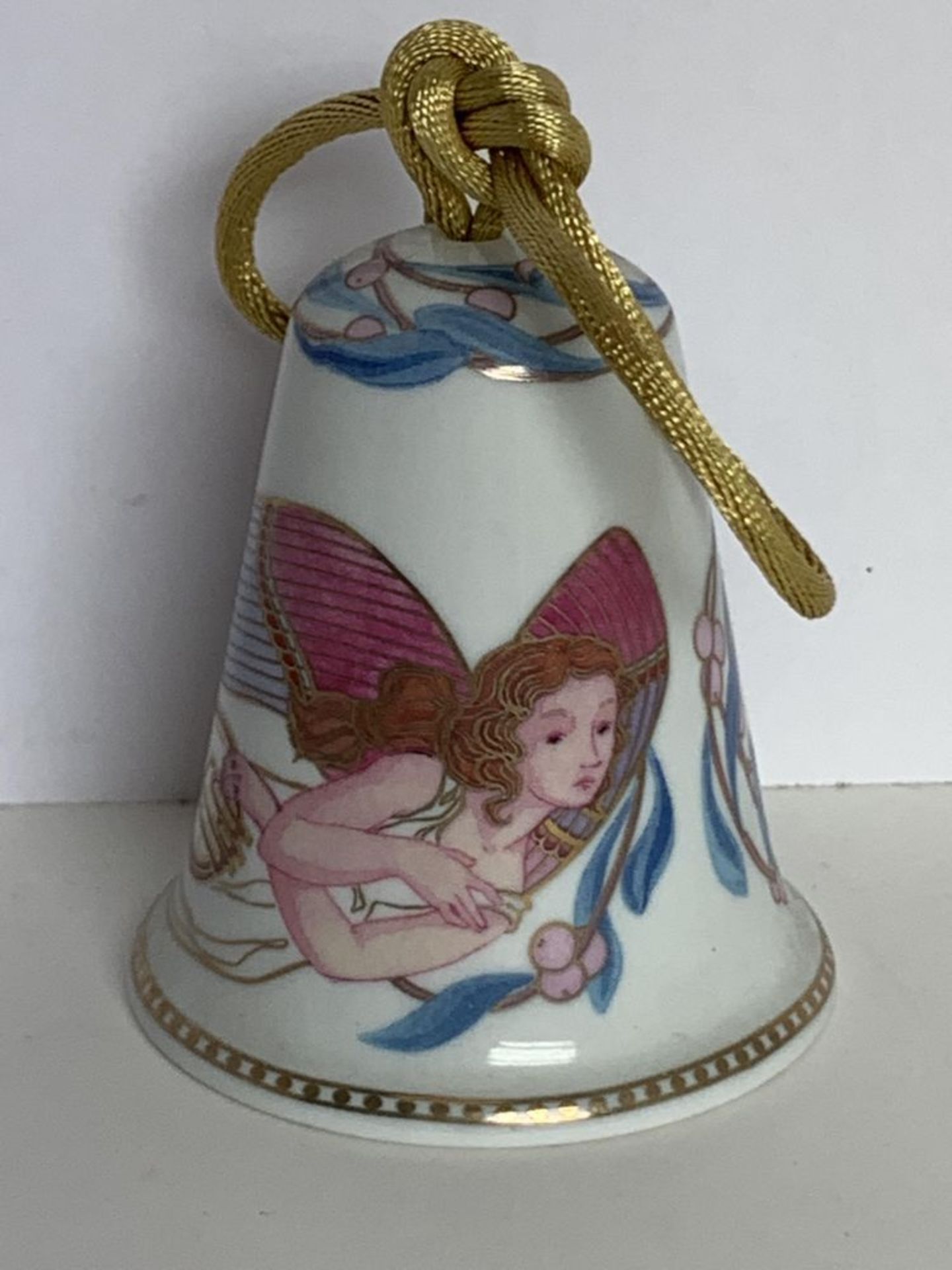 Lladro China Angel Bell Collectable Ornament