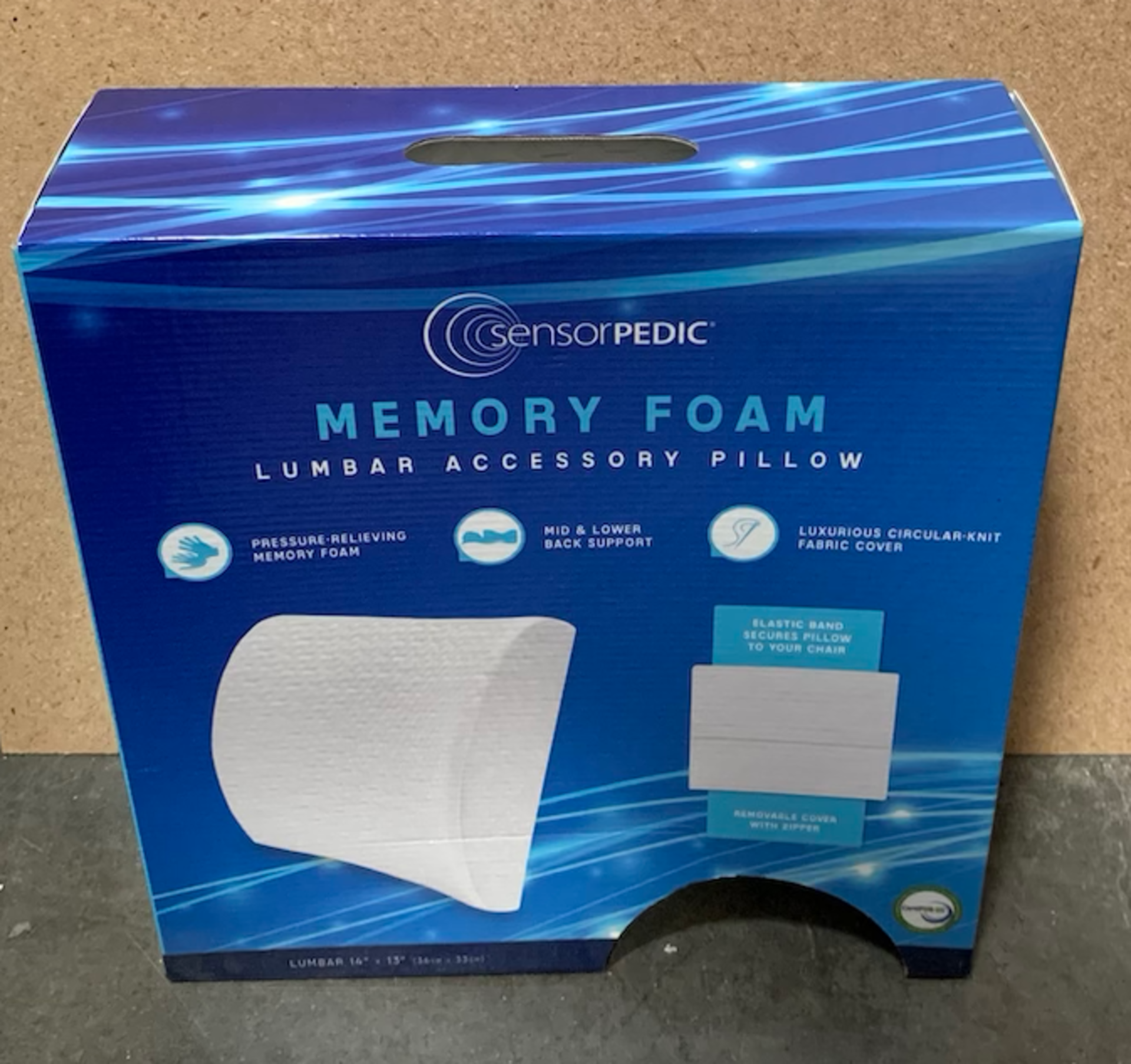 3 Memory Foam Pillows, including Conair Sleeping Set, All in Box - Image 4 of 4