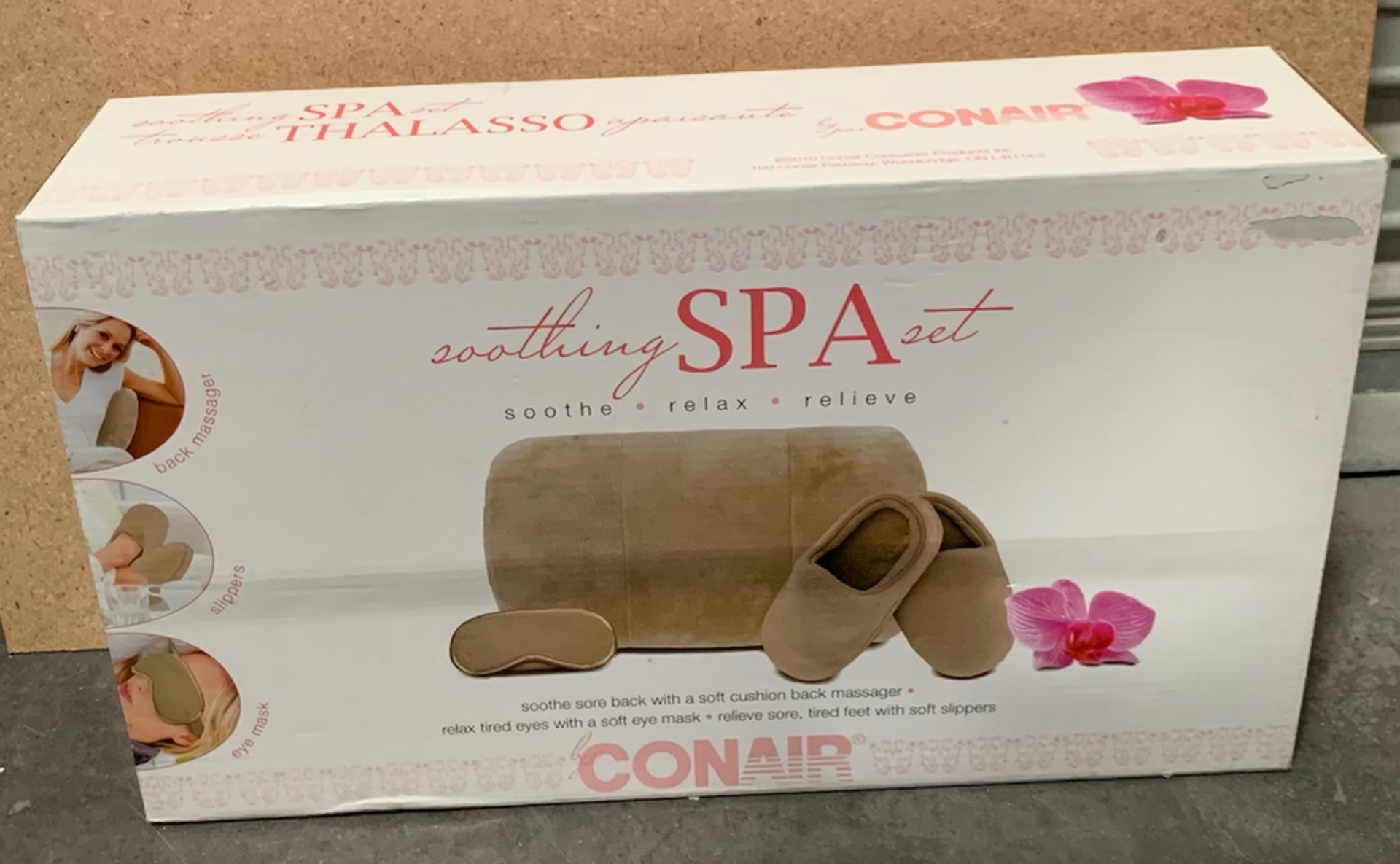 3 Memory Foam Pillows, including Conair Sleeping Set, All in Box - Image 3 of 4