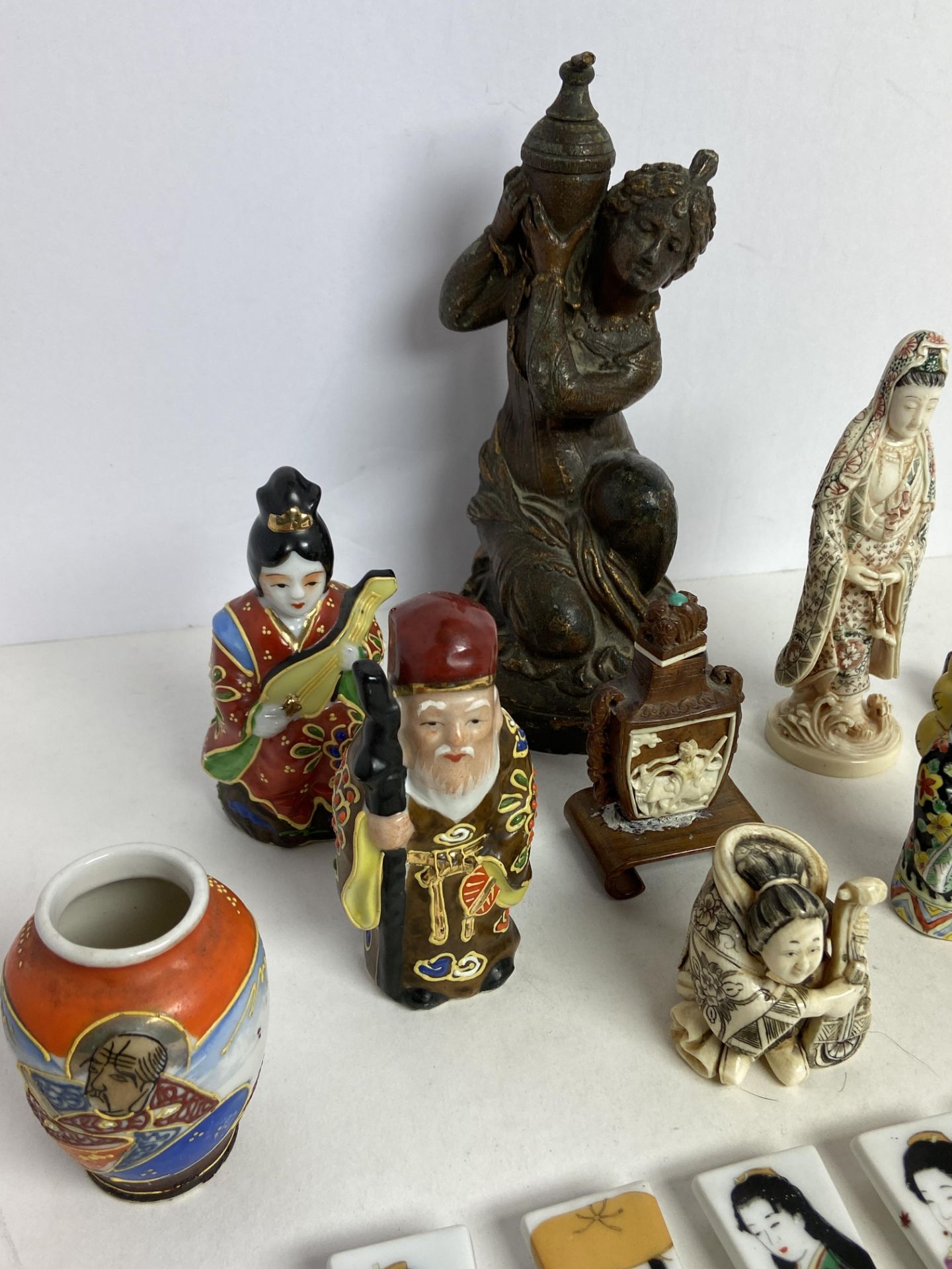 17 East Asian Figures and Statues - Image 4 of 5