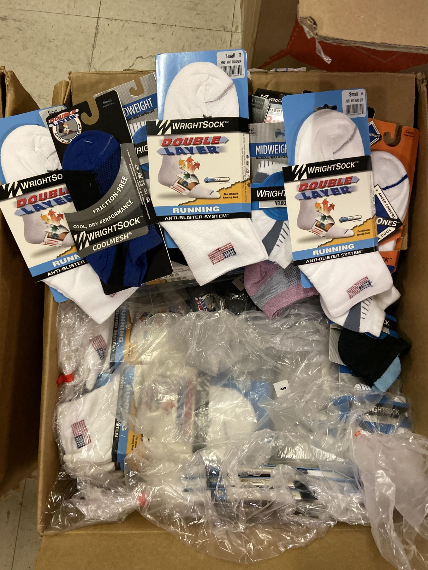 500+ packs of New Socks, Wrightsocks Various Styles, Various Colors - Image 2 of 5