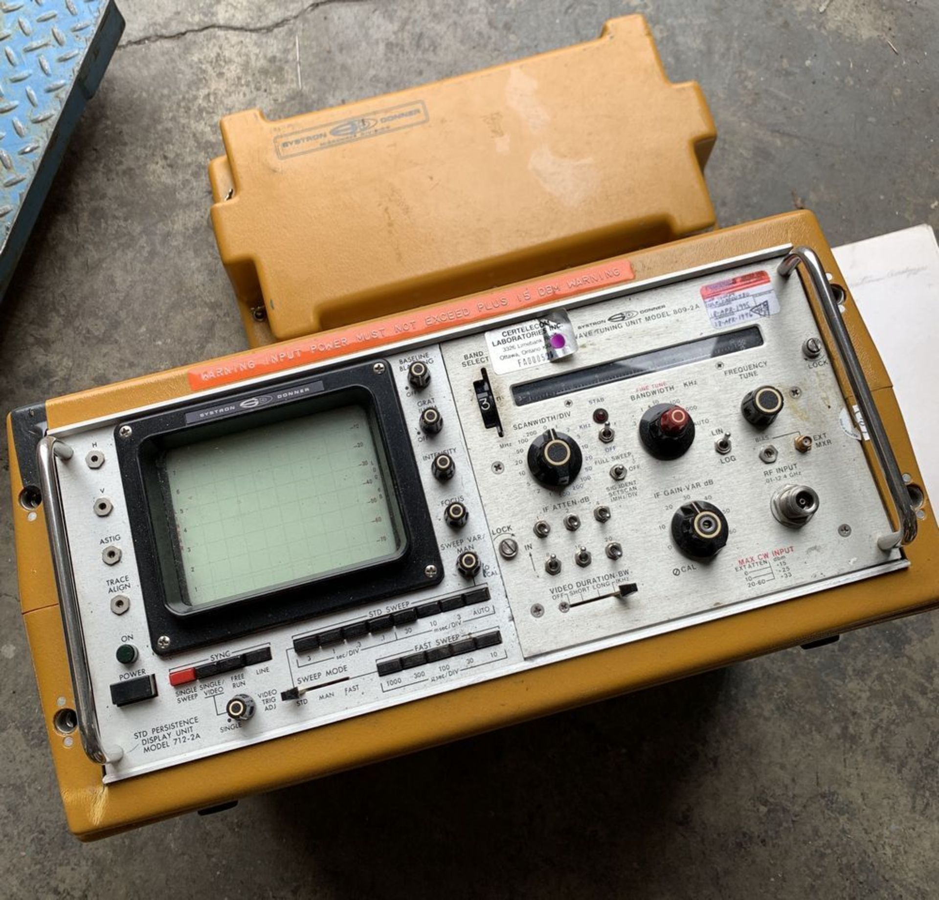 Systron Donner Microwave Tuning Unit Model 809-2A, Ship from or pick up in Los Angeles