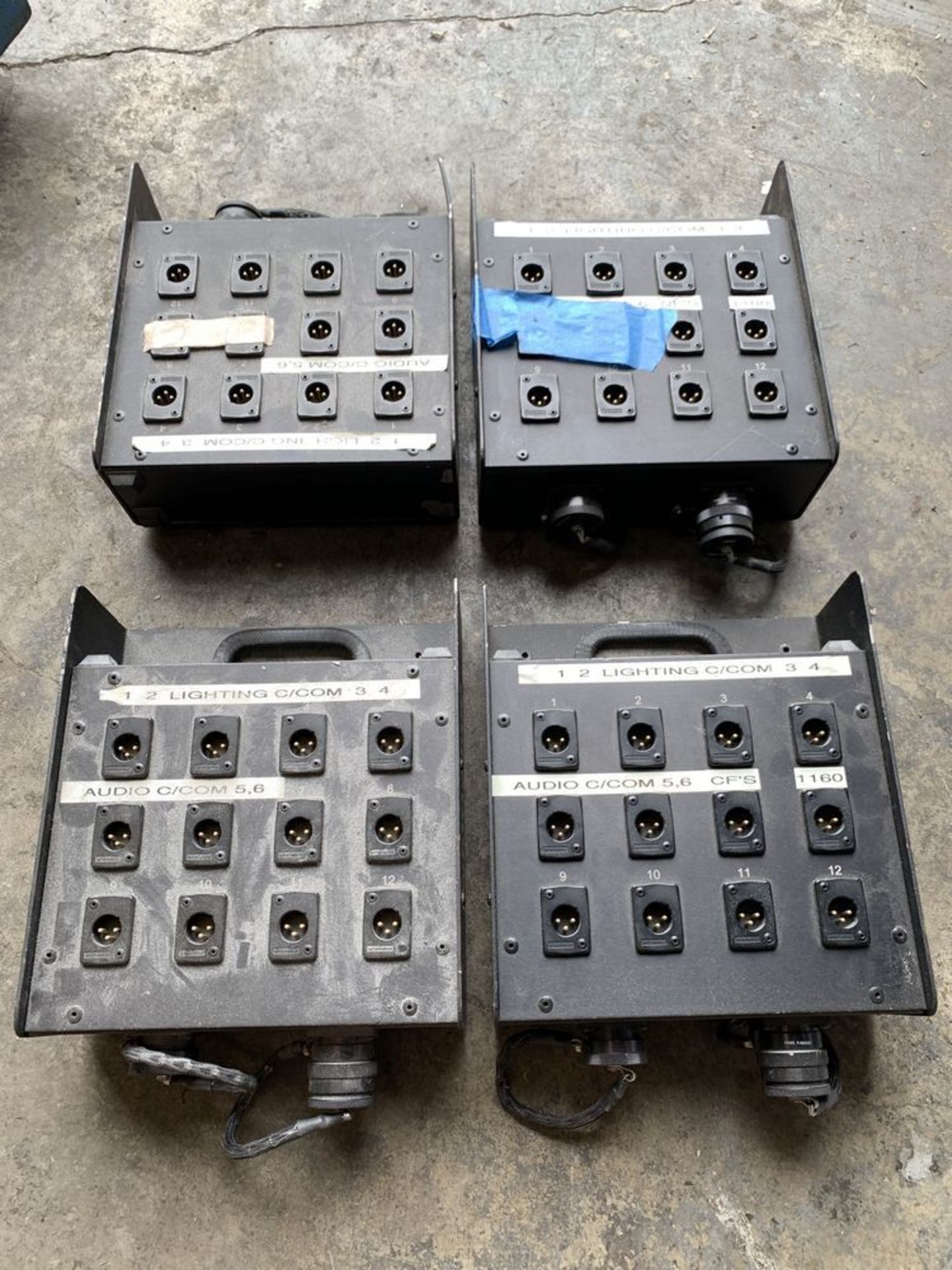 4 x Whirlwind Stage Box Units, Ship from or pick up in Los Angeles