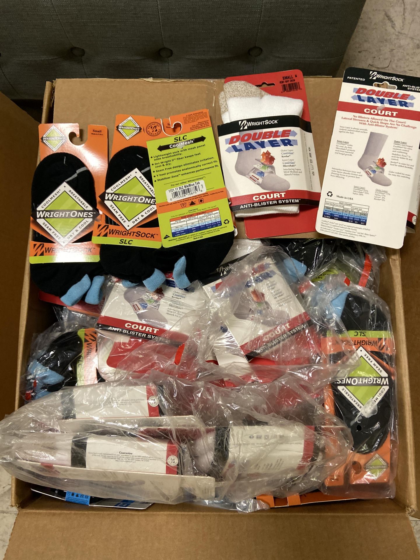 250+ packs of New Socks, Wrightsocks Various Styles, Various Colors