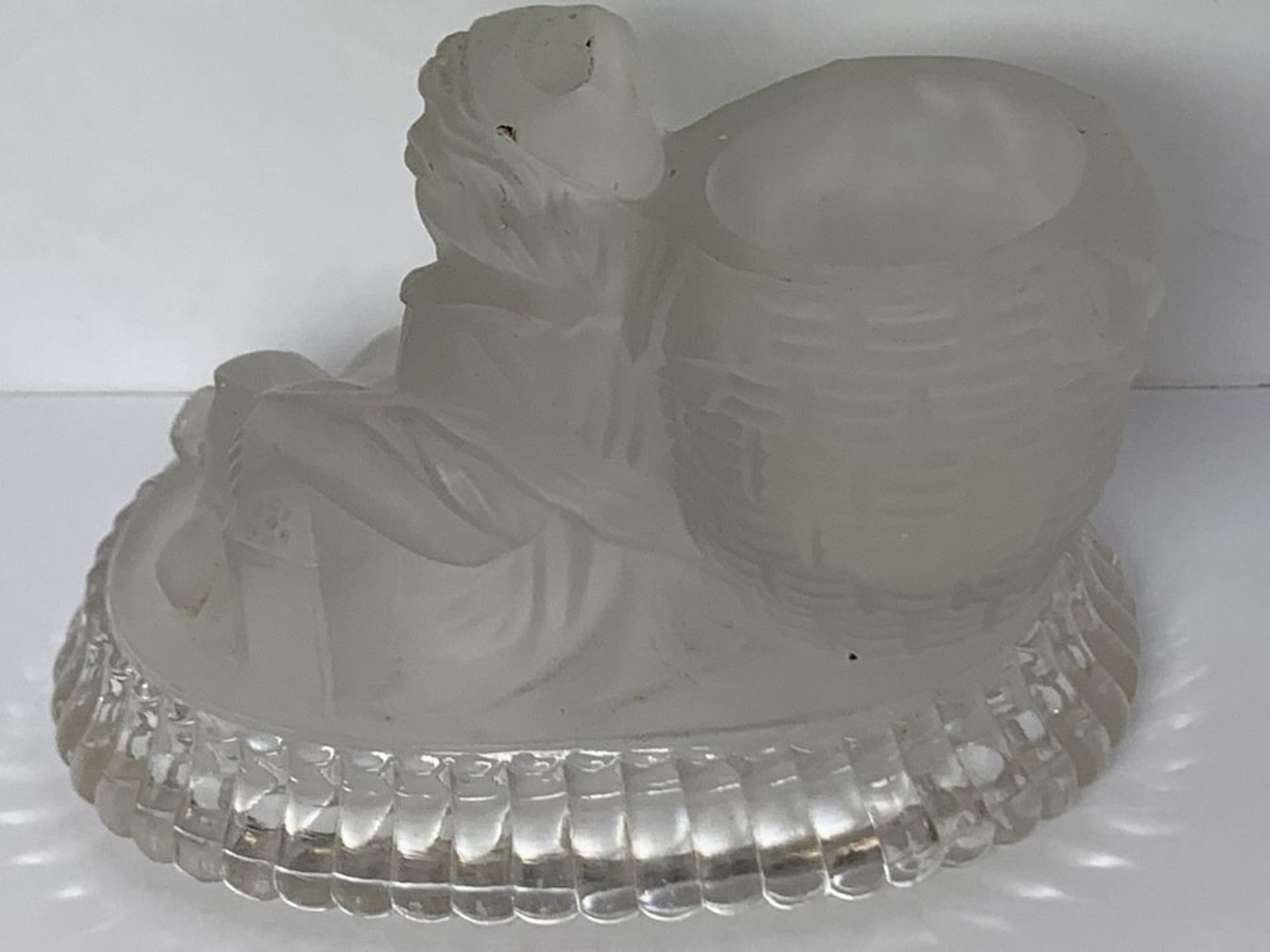 Glass Collectable Figurine, Candle Holder Woman - Image 3 of 4