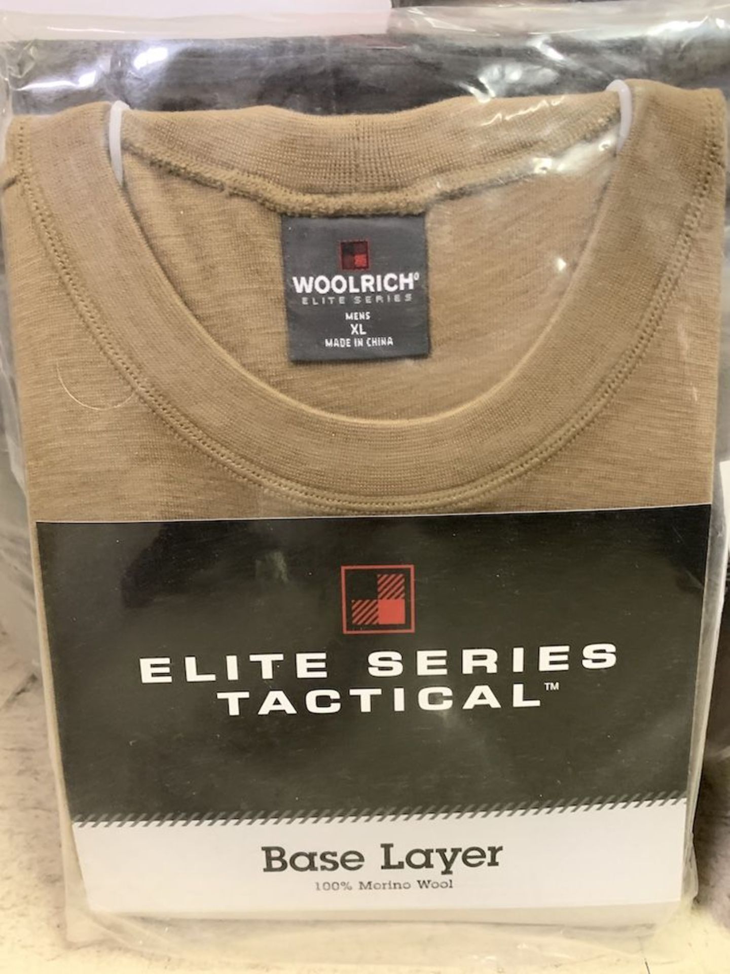 66 Elite Series Tactical Base Layer Short Sleeve Shirts, New in Packaging, Brown, Merino Wool, - Image 2 of 4