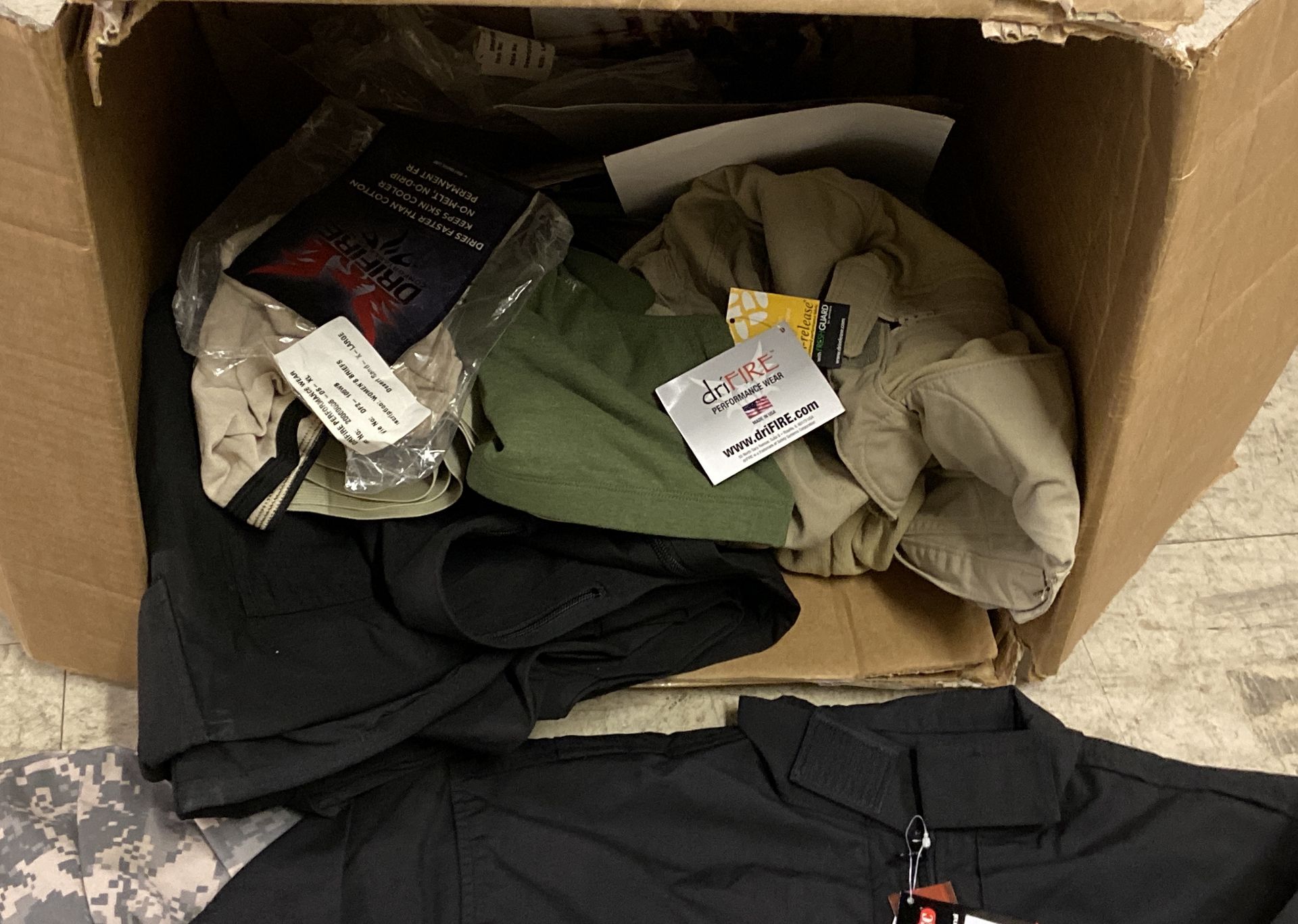 Mixed Box of Tactical Military Performance Wear, Dozens of items, New with Tags - Image 5 of 5