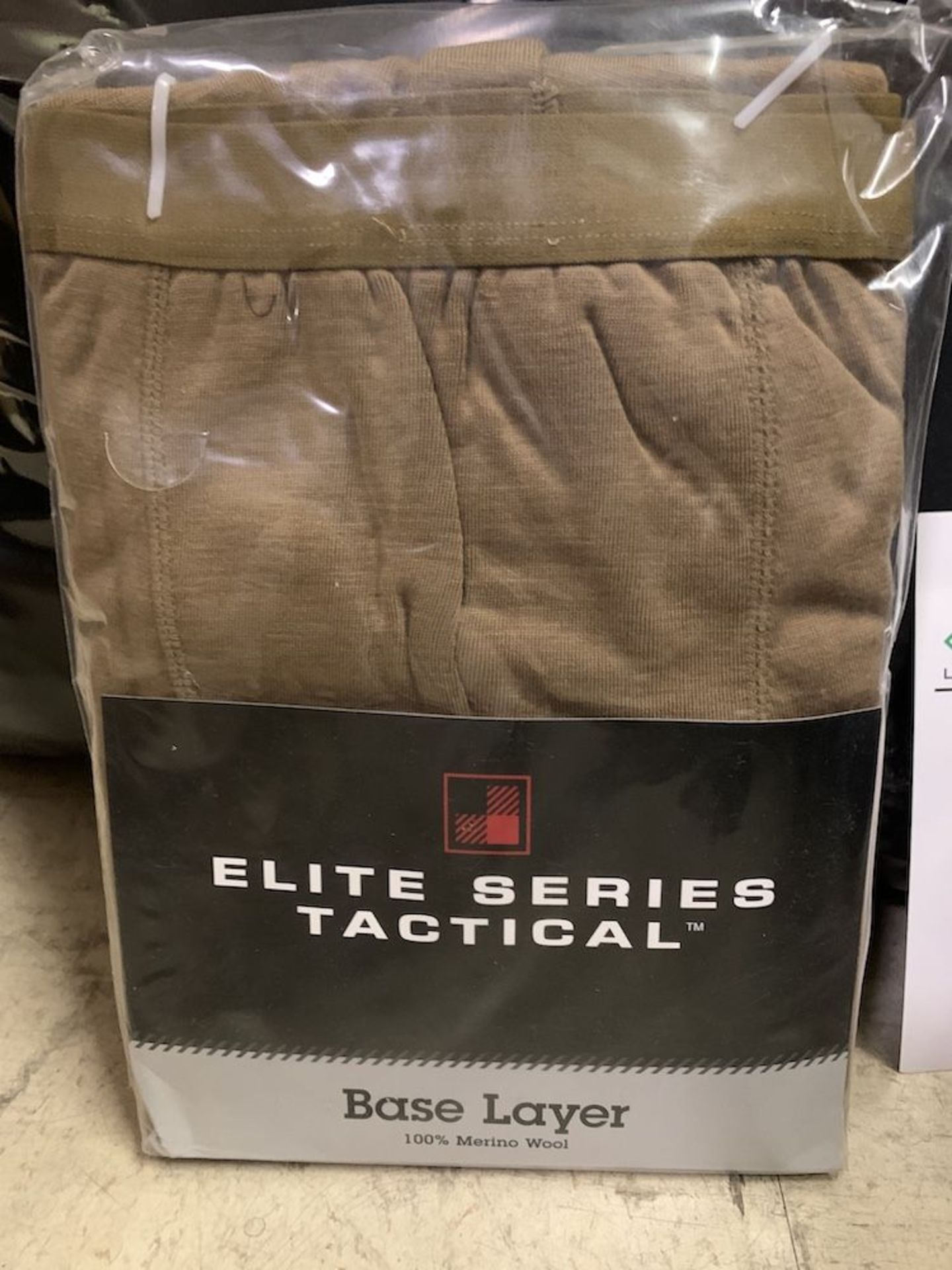 45 Pairs of Elite Series Tactical Base Layer Pants, New in Packaging, Brown, Merino Wool, Retail - Image 3 of 4