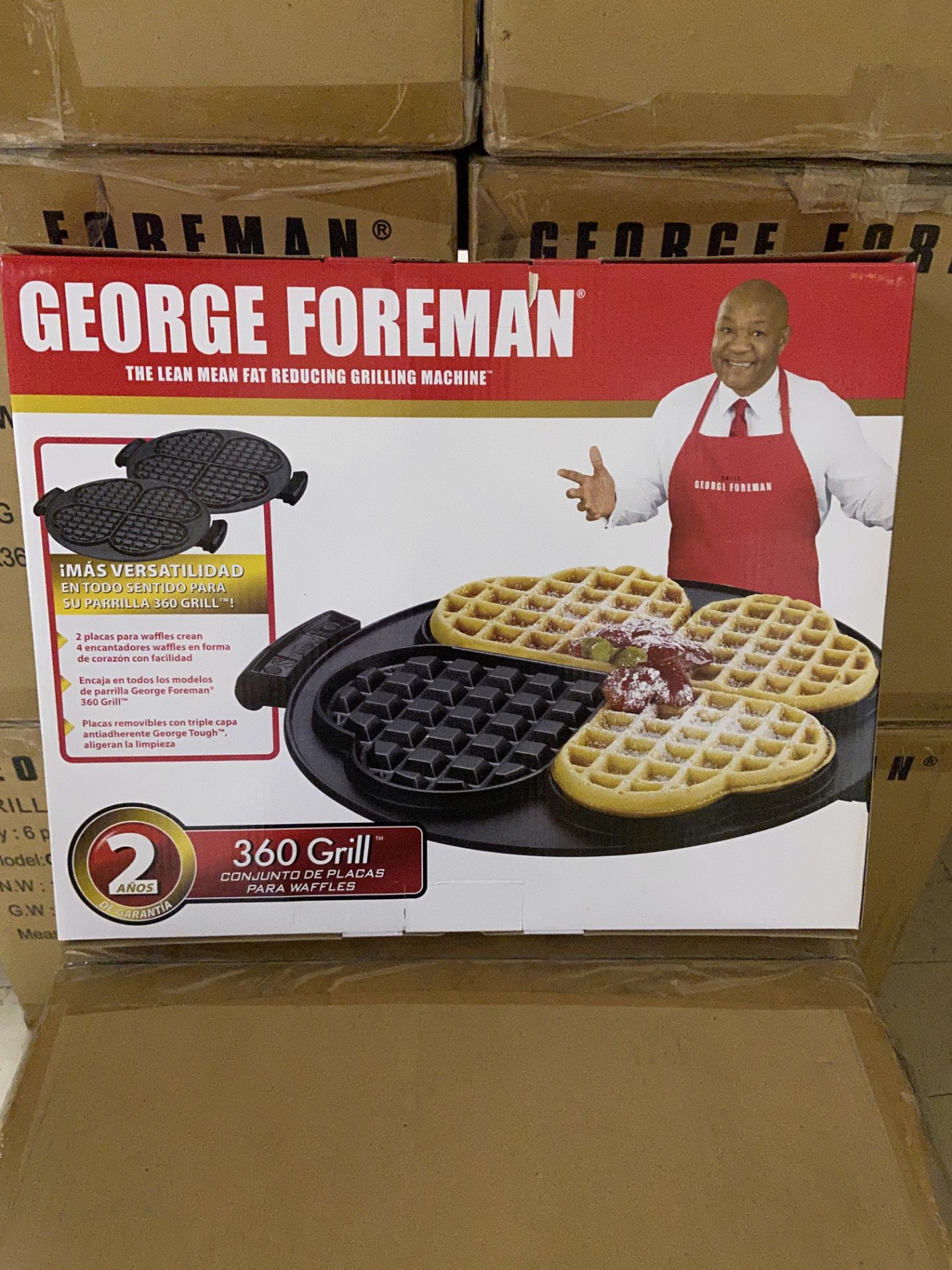 55 George Forman 360 Grill Waffle Plate Sets New in Box - Image 4 of 4