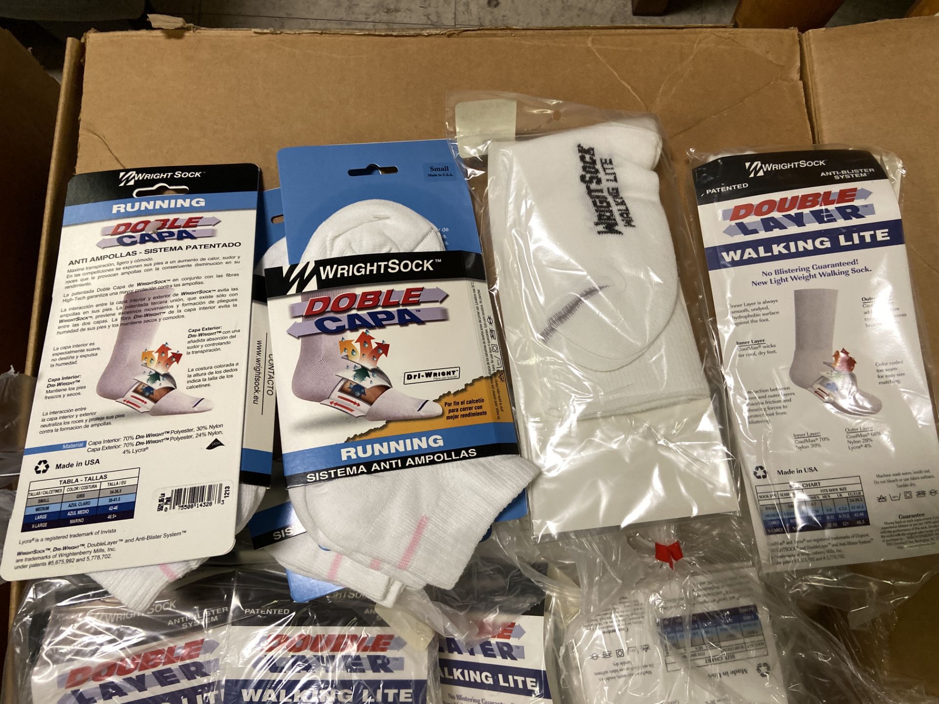 500+ packs of New Socks, Wrightsocks Various Styles, Various Designs Lot includes approximately - Image 3 of 5