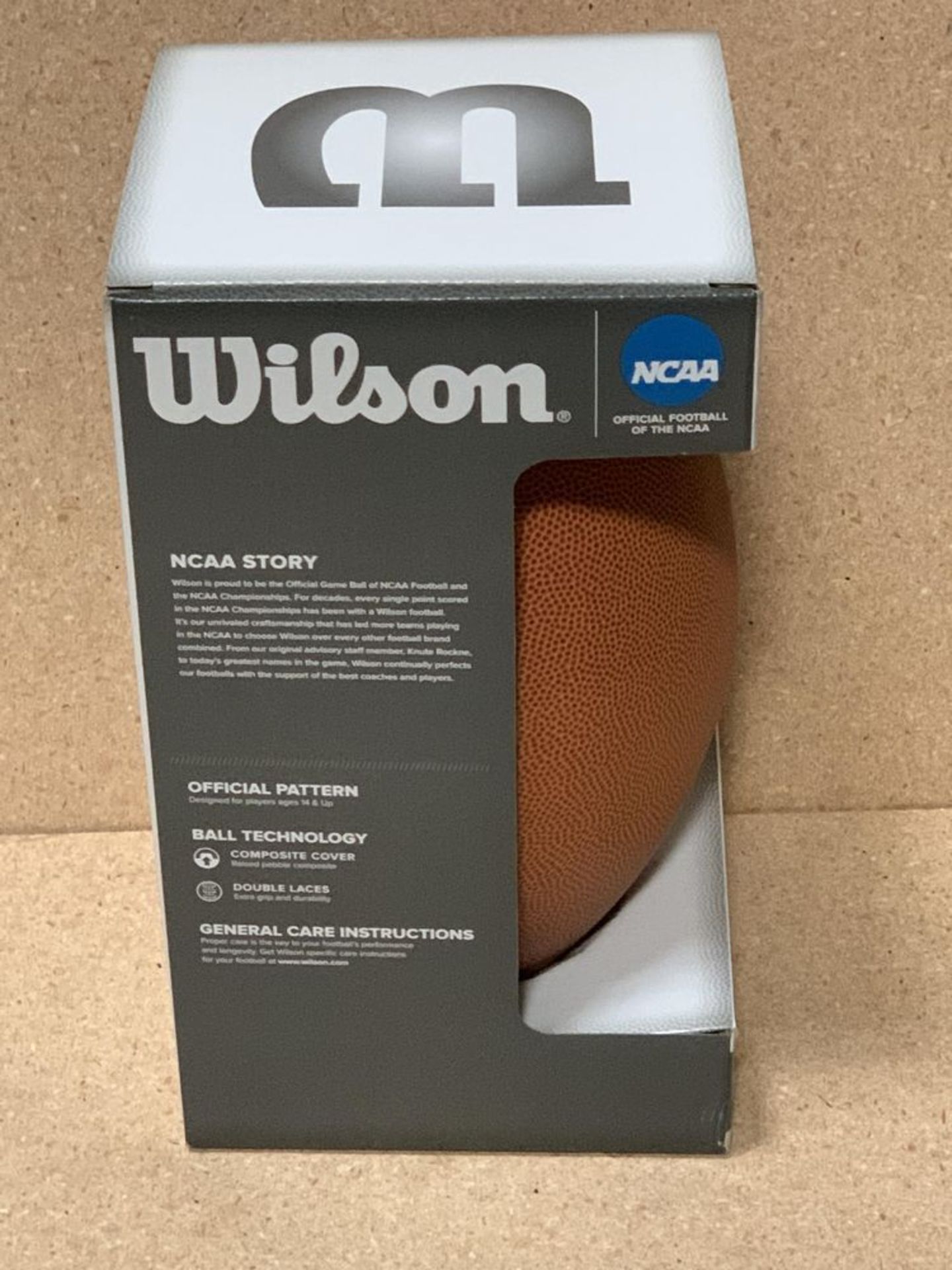 Wilson Football NCAA Projectile Official Size Ball - Image 3 of 4