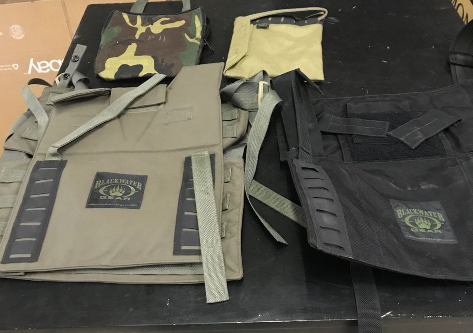 16 Misc Blackwater Gear Tactical Firearm Vests and Accessories