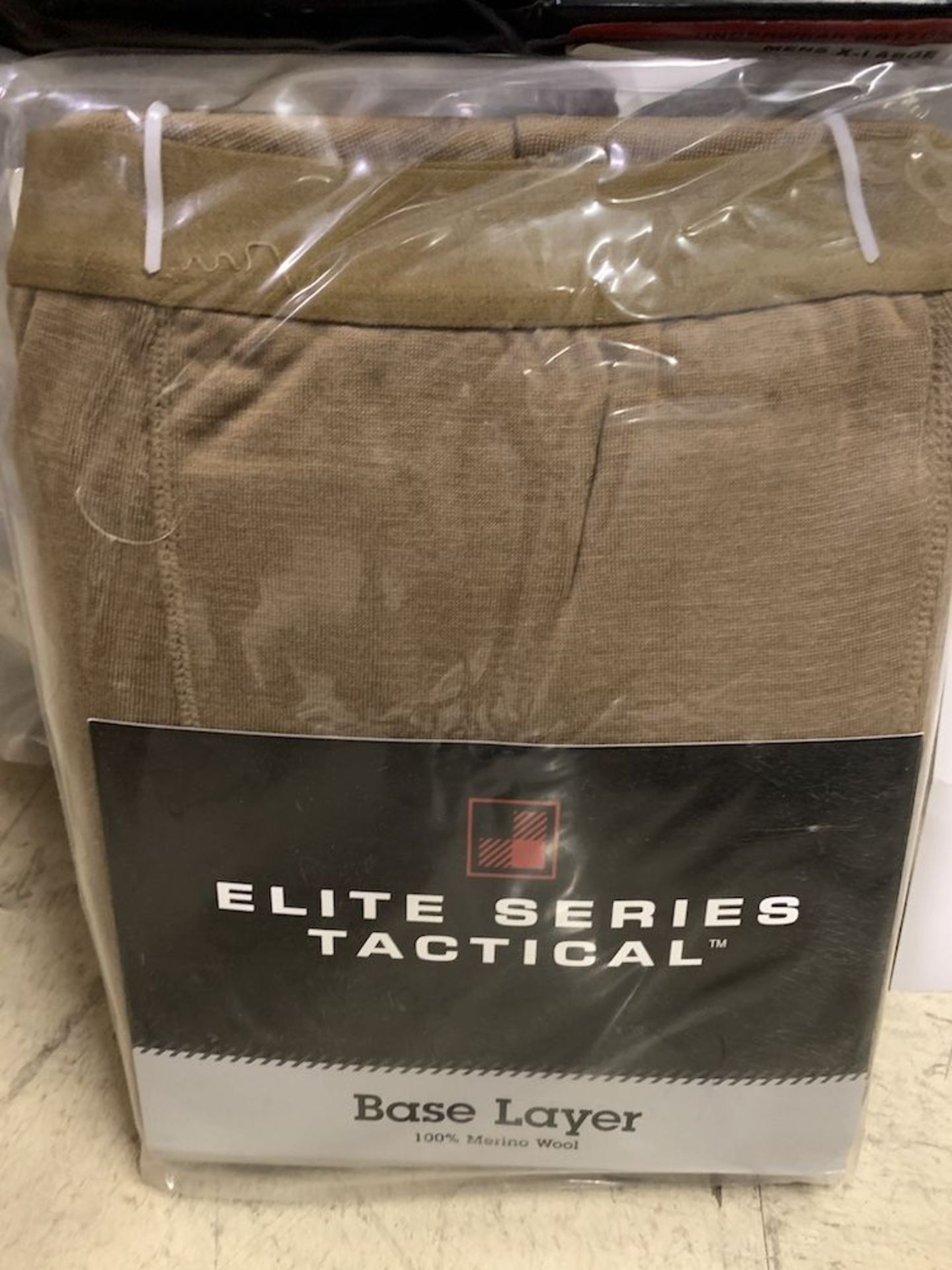 55 Pairs of Elite Series Tactical Base Layer Pants, New in Packaging, Brown, Merino Wool, Retail - Image 4 of 5