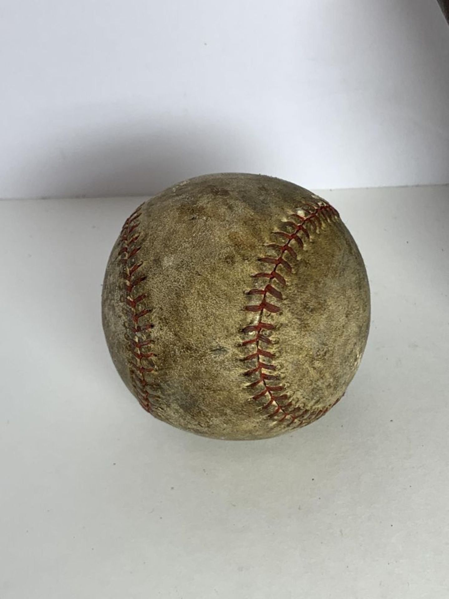 3 Vintage Baseball Gloves and Balls, Sports Memorabilia - Image 7 of 9