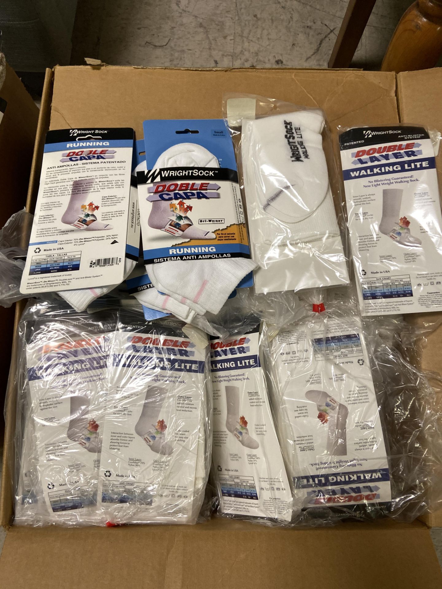 500+ packs of New Socks, Wrightsocks Various Styles, Various Designs Lot includes approximately - Image 2 of 5