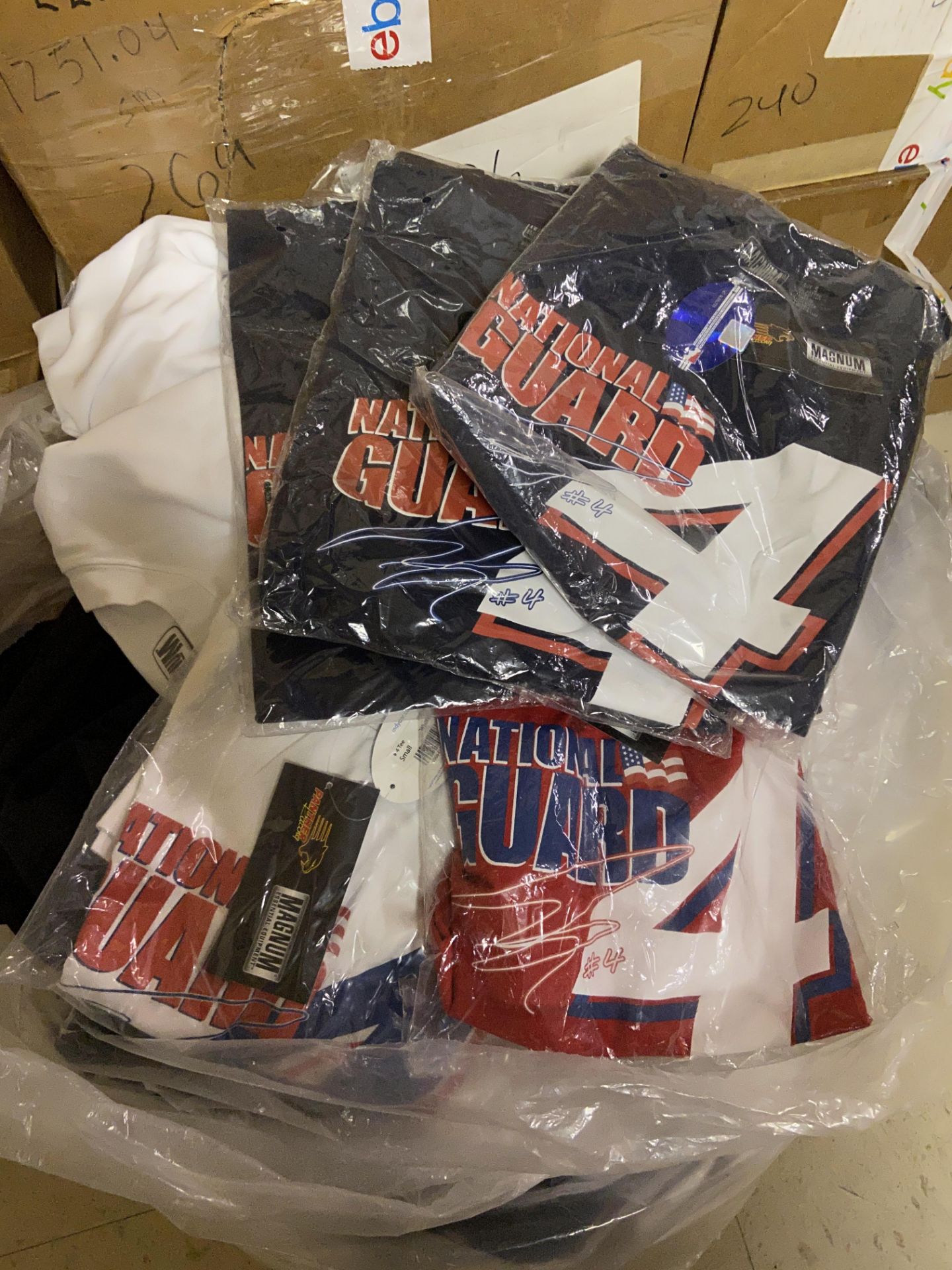 Large lot of New Magnum Shirts Dan Wheldon Racing National Guard IndyCar Magnum Team T-shirt #4 etc - Image 2 of 4