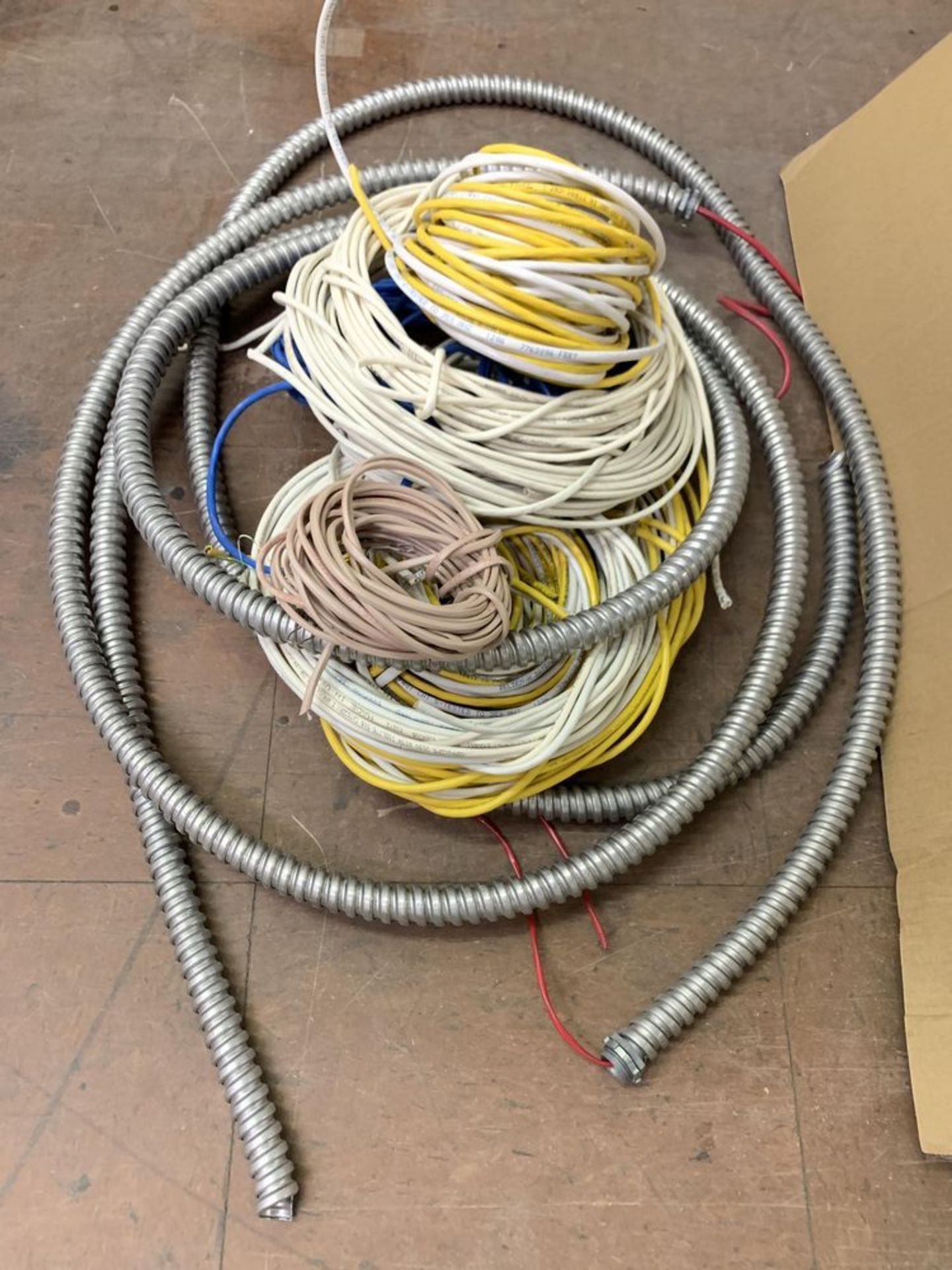Large Box of Networking Coax Cables and Conduit - Image 3 of 4