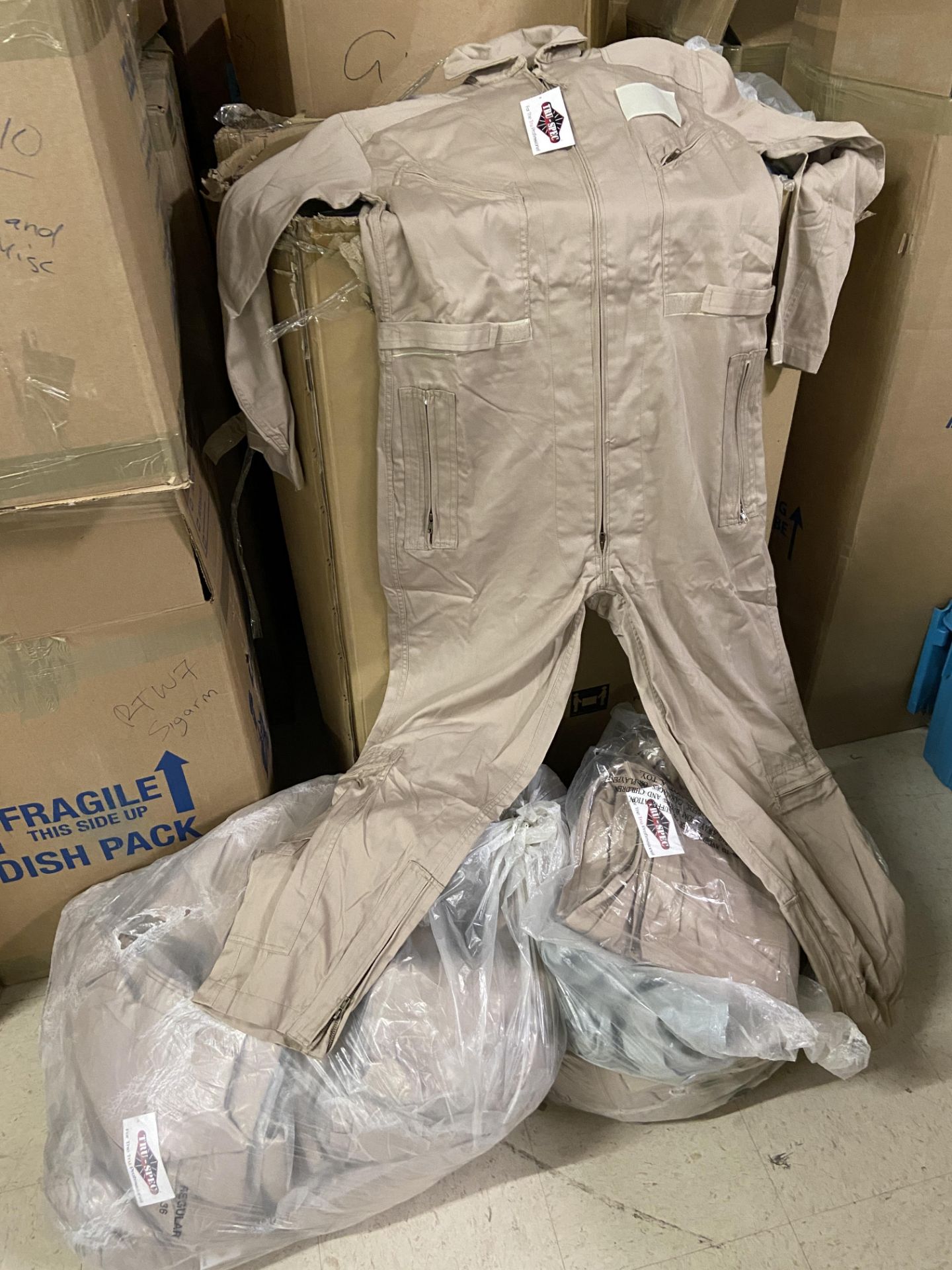 TruSpec Jumpsuit Utility Uniform Clothing, Tan, Approx 75