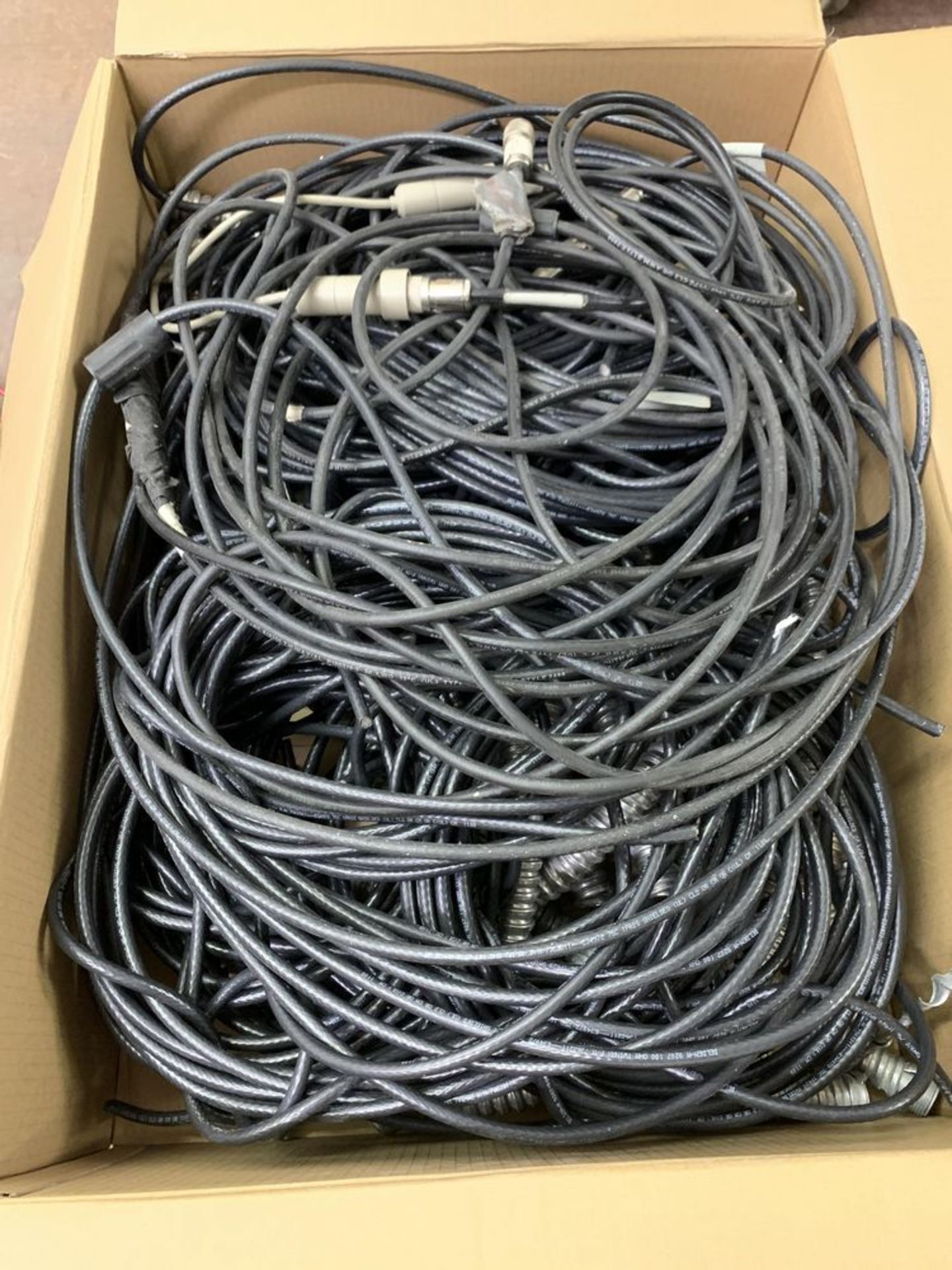 Large Box of Networking Coax Cables and Conduit - Image 4 of 4