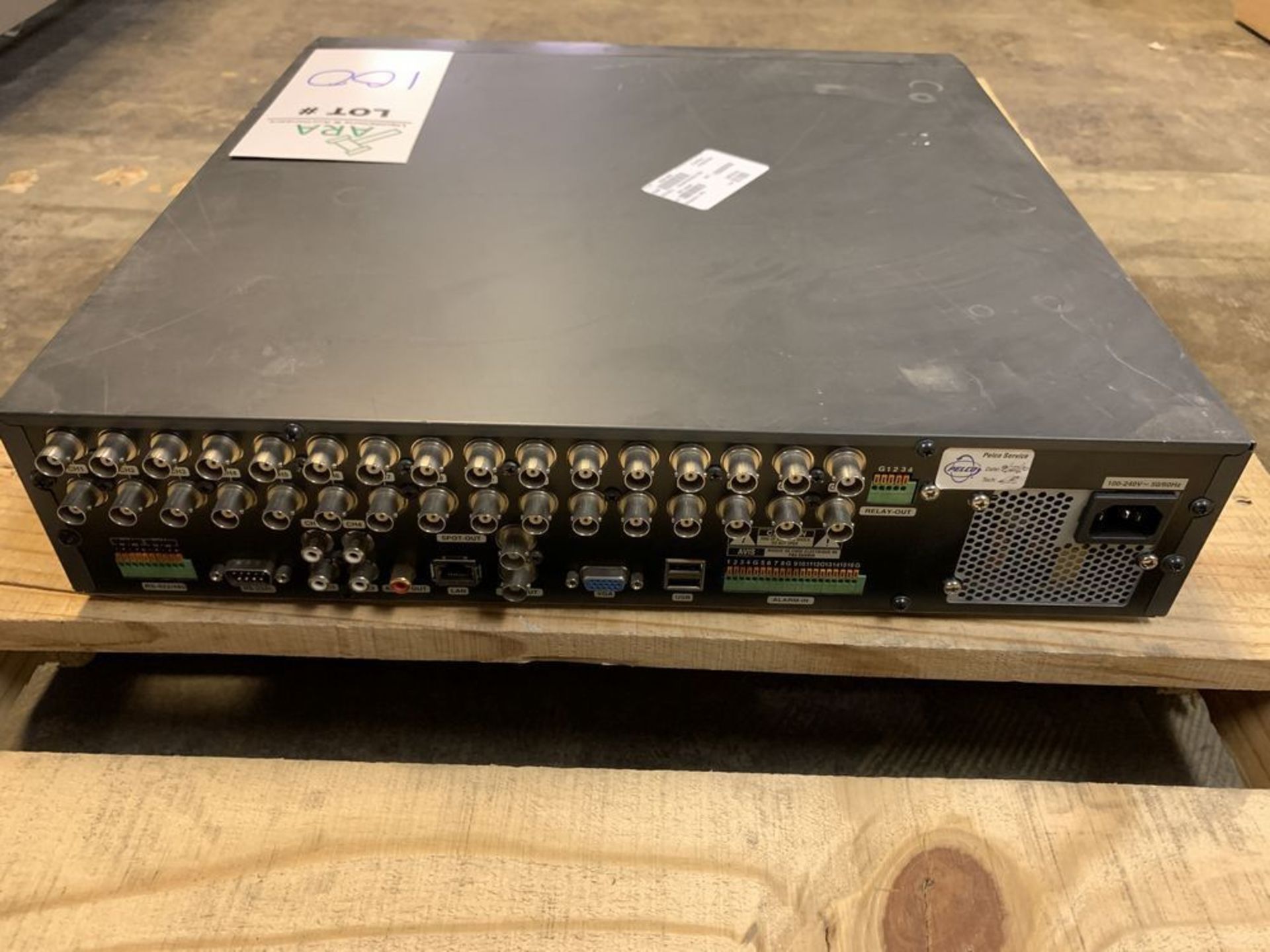 PELCO DX 4600 SERIES DIGITAL VIDEO RECORDER. ALL ITEMS ARE SOLD AS IS UNTESTED BUT CAME FROM A - Image 5 of 5